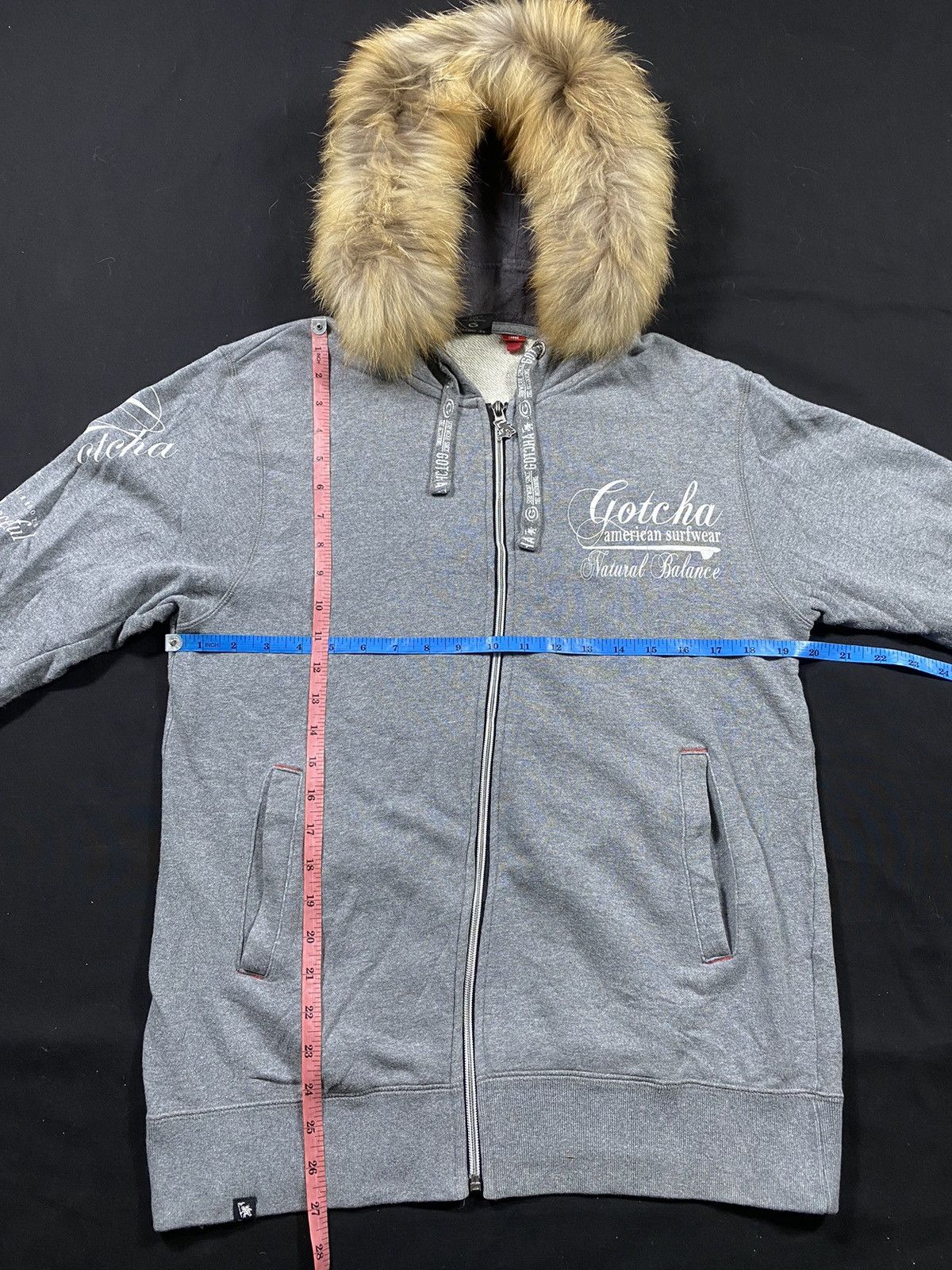 20471120 VTg Gotcha zip Fur hoodie lgb ifsix style Size US L / EU 52-54 / 3 - 14 Thumbnail