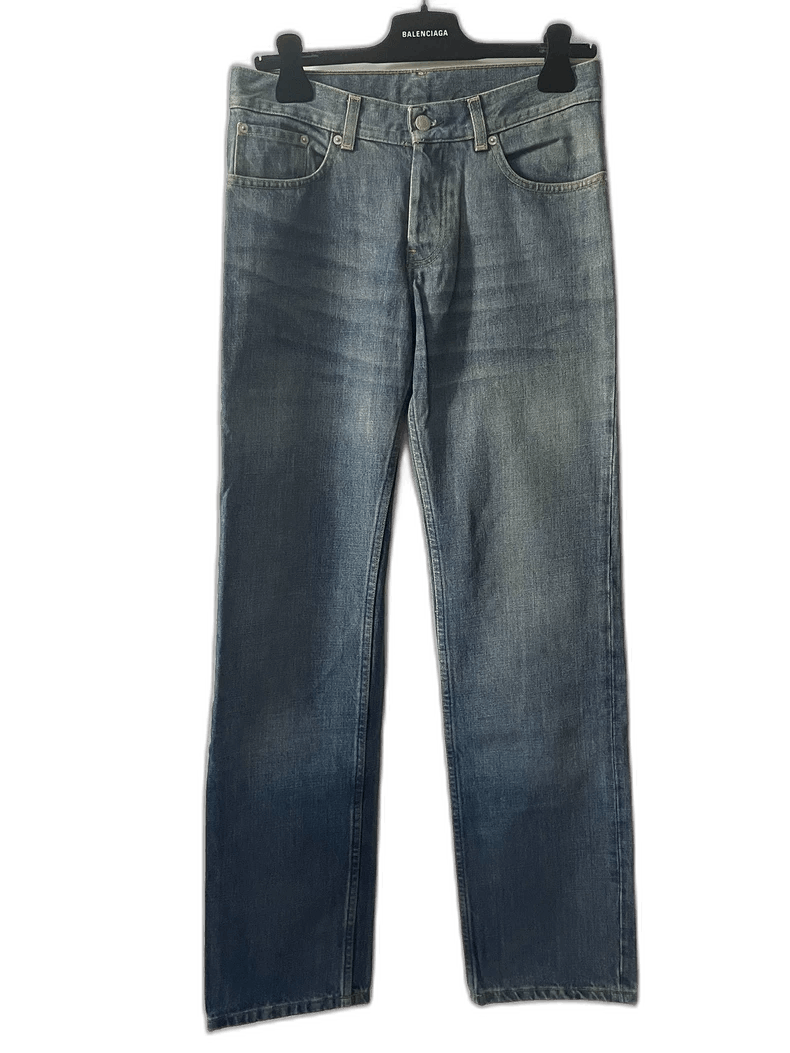 Helmut Lang helmut lang vintage dark denim low waist jeans Size US 29 - 1 Thumbnail