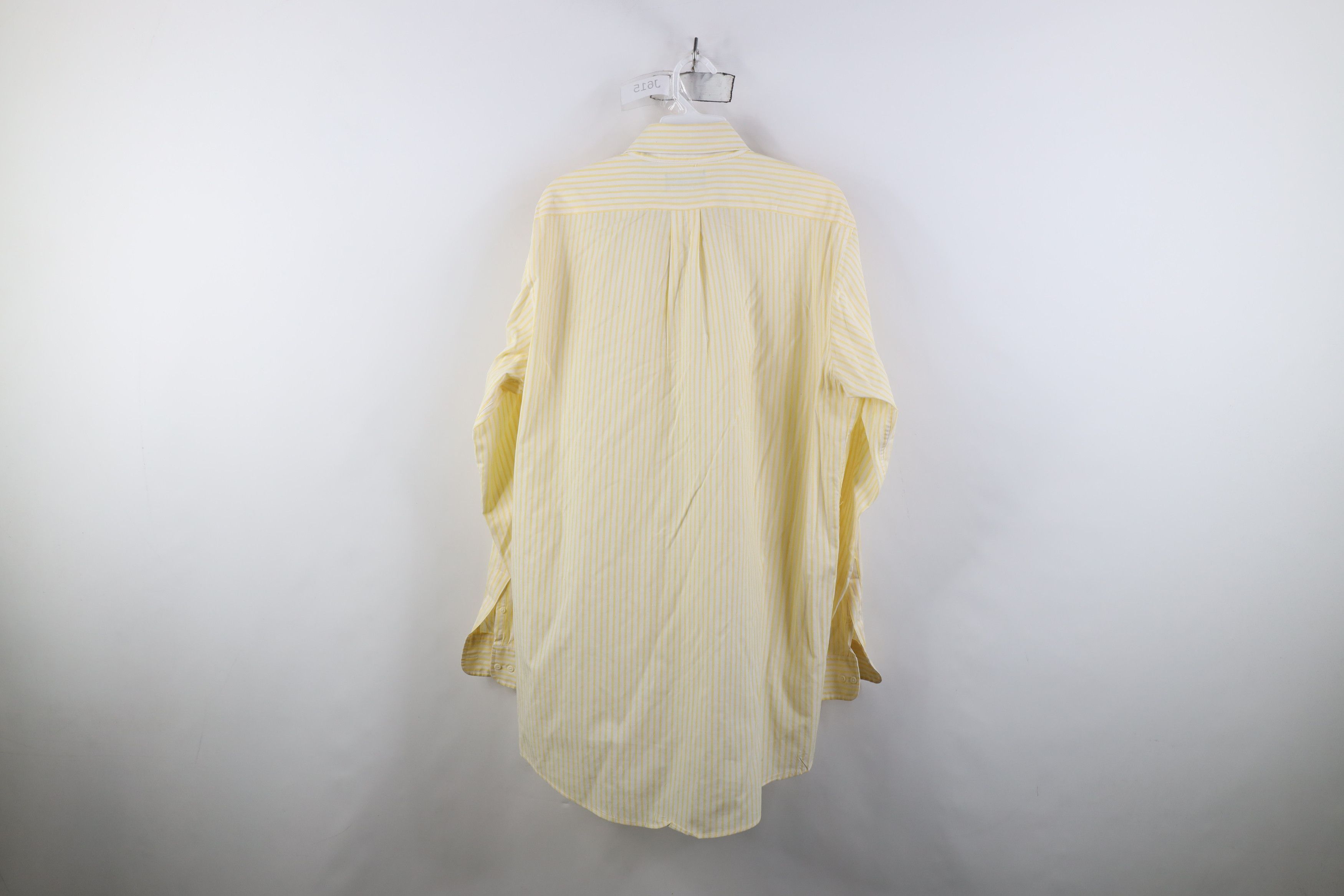 Lands' End Vintage 70s 80s Lands End Long Oxford Striped Button Shirt Size US L / EU 52-54 / 3 - 14 Thumbnail