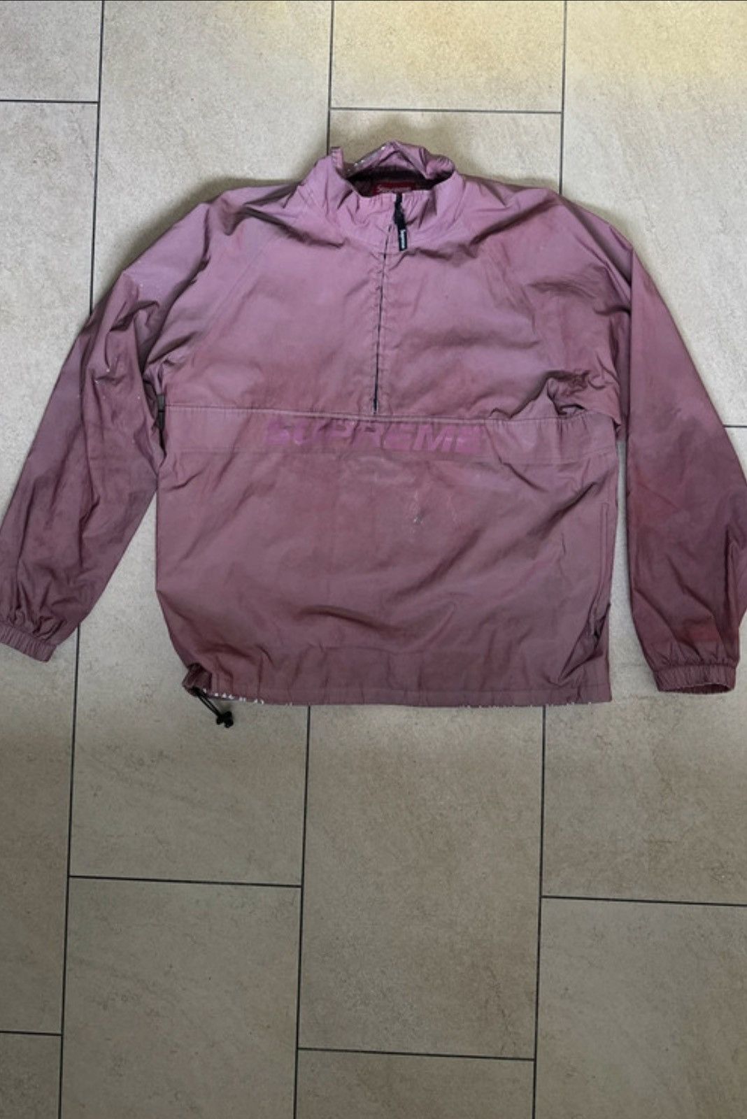 Supreme Supreme Pink Reflective Half-Zip Jacket Size US M / EU 48-50 / 2 - 1 Thumbnail