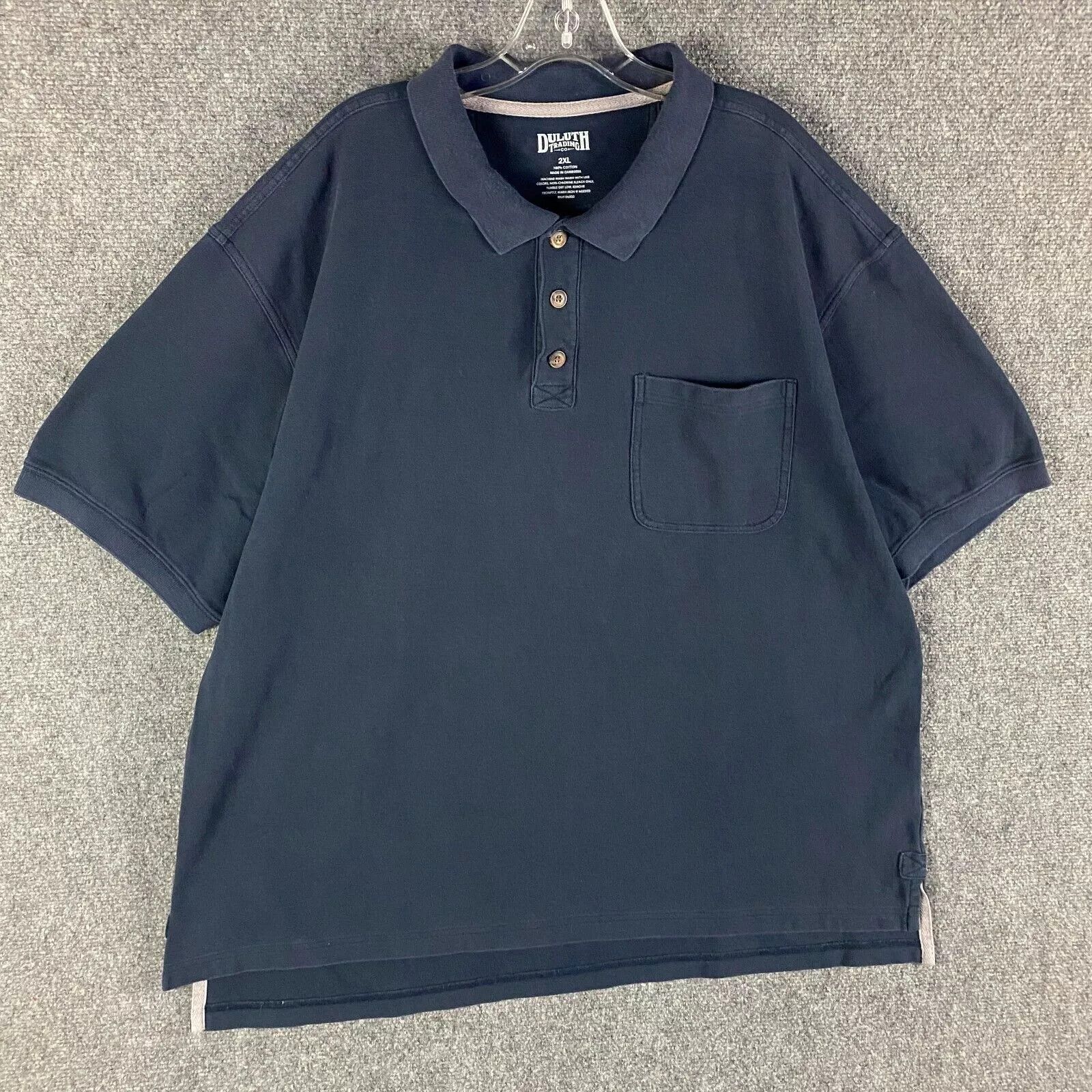 Duluth Trading Company Duluth Trading Polo Shirt Men's 2XL Cotton Short Sleeve XXL Size US XXL / EU 58 / 5 - 1 Thumbnail