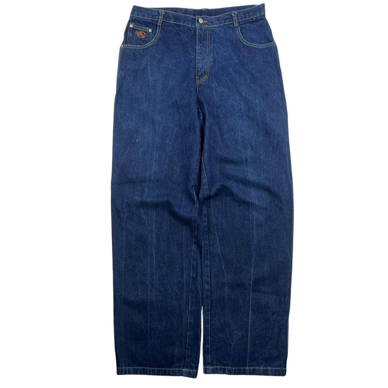 Other Vintage Sohk School Of Hard Knocks Baggy Jeans - Waist: 36” Size US 36 / EU 52 - 2 Thumbnail