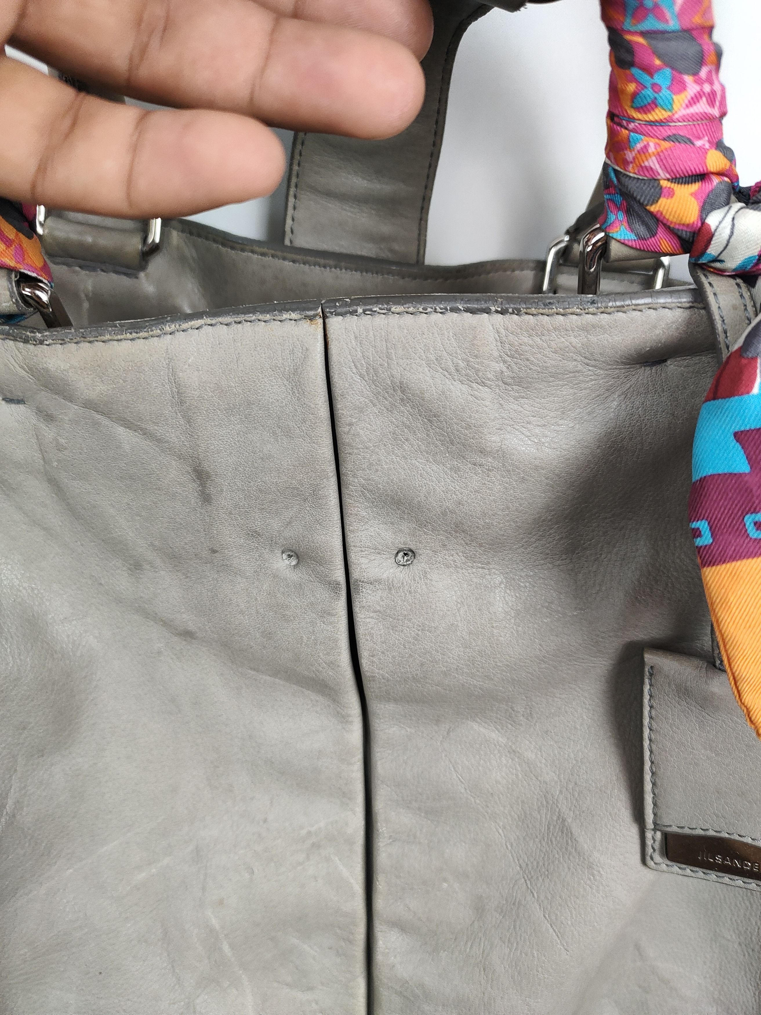 Jil Sander Jil Sander 2 way Leather Hand Bag Size ONE SIZE - 11 Thumbnail