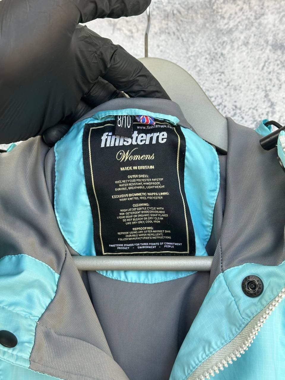 Finisterre Finisterre Anabatic Waterproof Hooded Jacket Windbreaker Size S / US 4 / IT 40 - 17 Thumbnail
