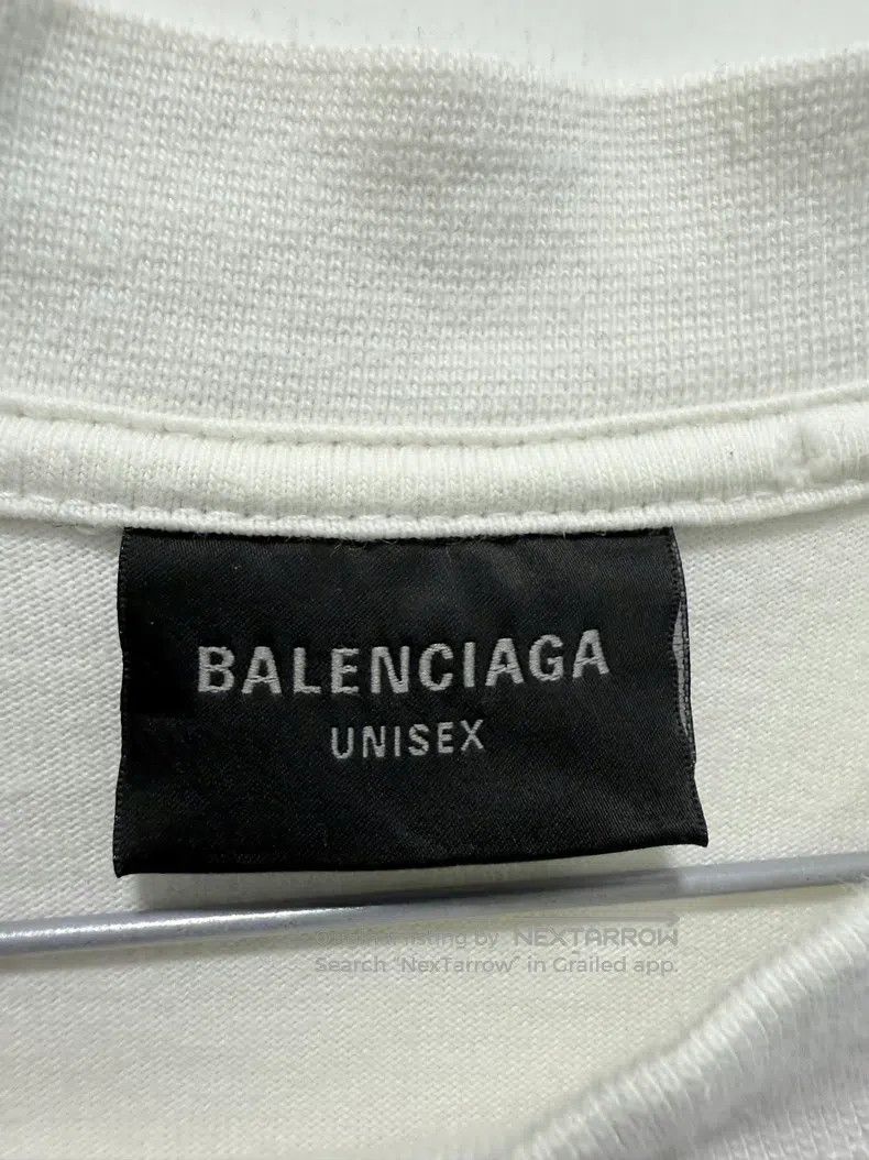 Balenciaga Balenciaga White Destruction Letter Short Sleeve Size S Size US S / EU 44-46 / 1 - 3 Thumbnail