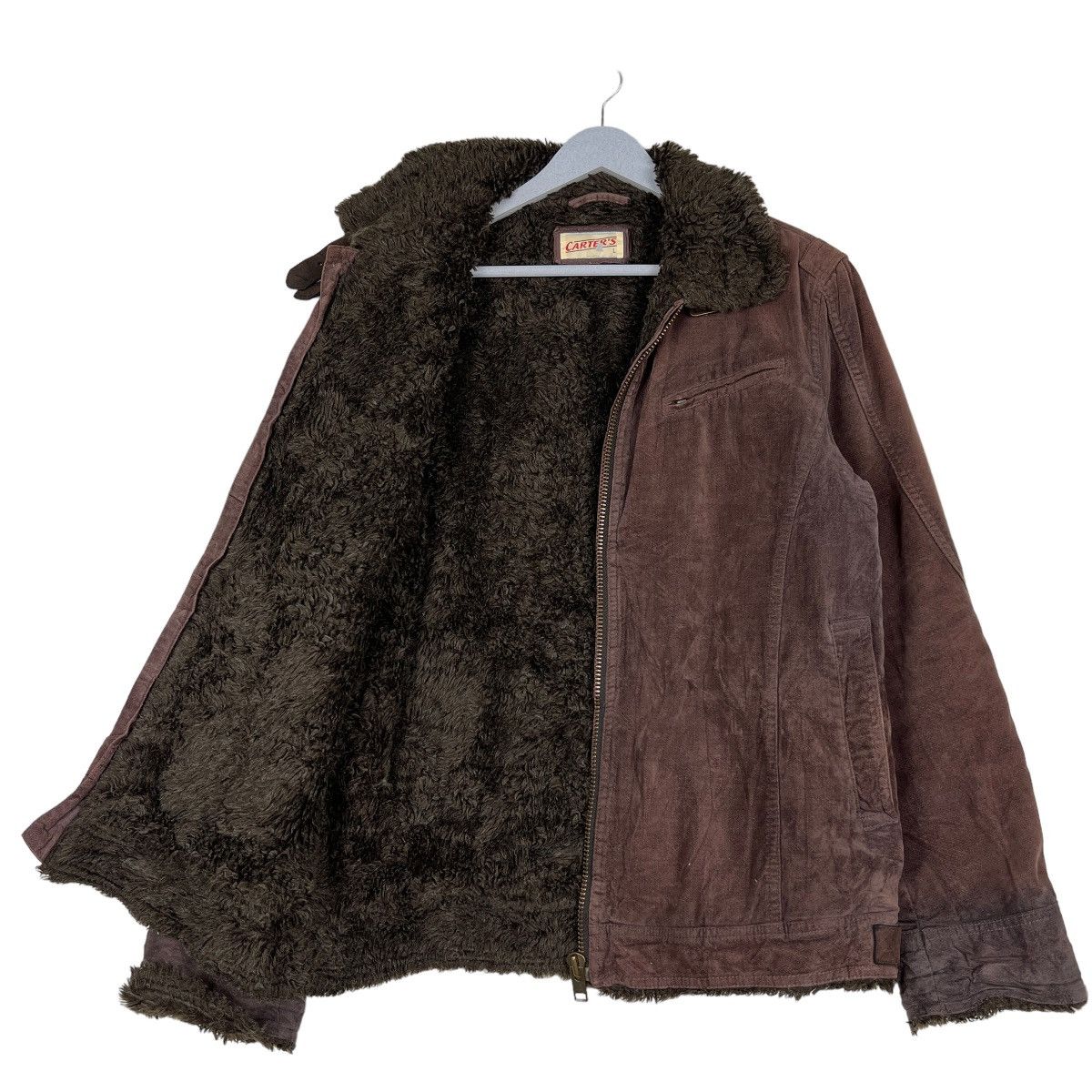 Japanese Brand 🔥 CARTERS FUR LINING DUCK JACKET Size US L / EU 52-54 / 3 - 10 Thumbnail