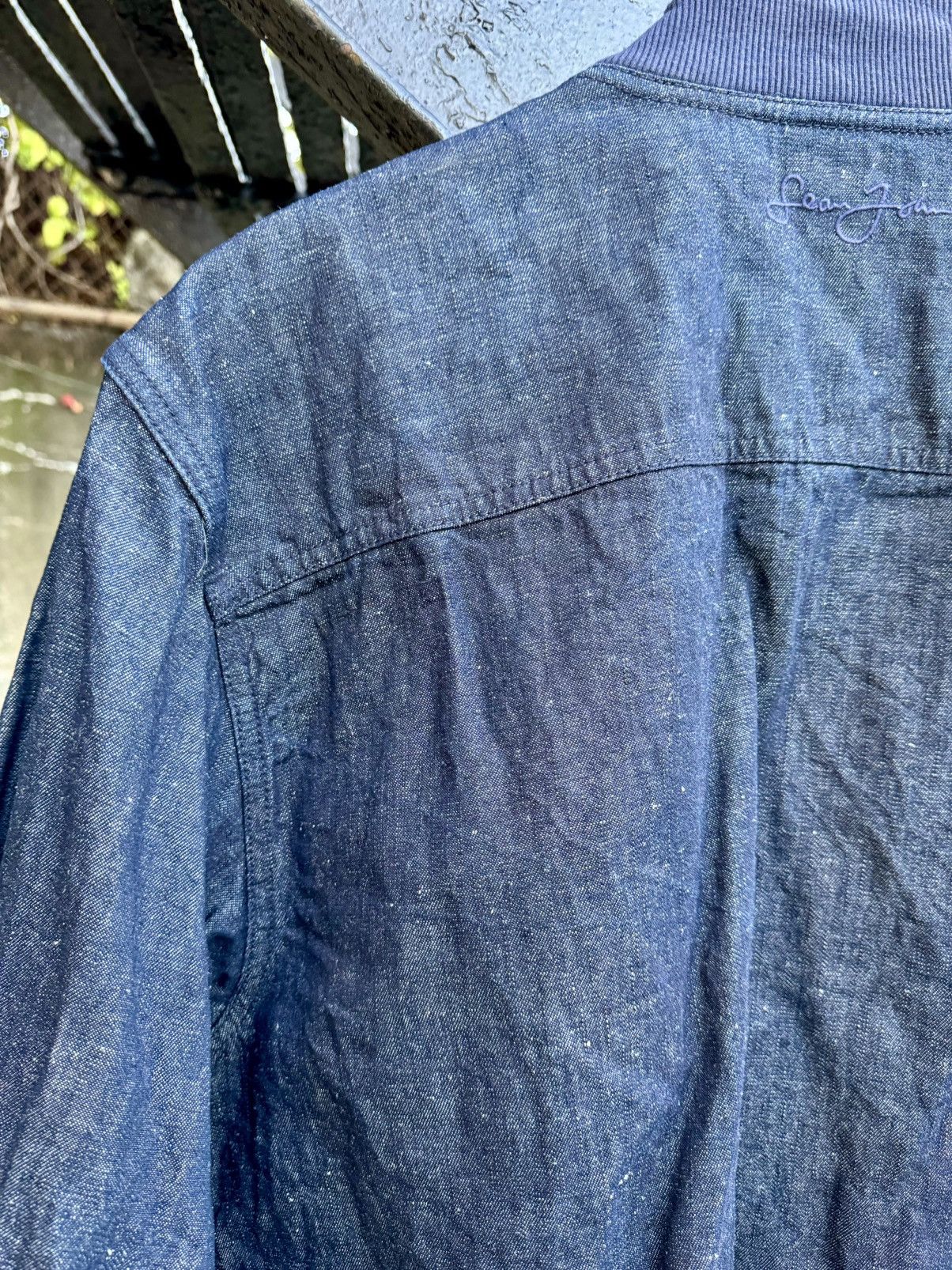Sean John × Vintage Vintage Sean John Y2K Raw Denim Hip Hop Rap Shirt Size US XL / EU 56 / 4 - 6 Thumbnail