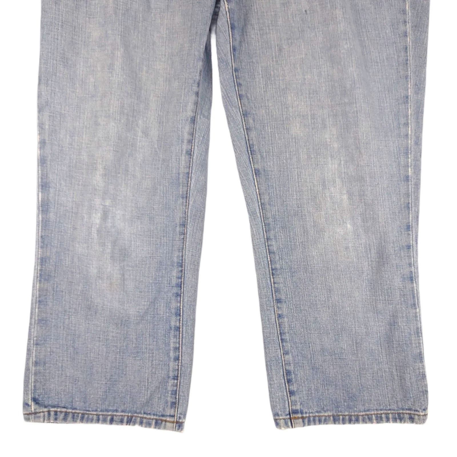 Ralph Lauren Vtg Y2K LAUREN JEANS Co Ralph Lauren Cropped Capri Denim Size 32" / US 10 / IT 46 - 7 Thumbnail