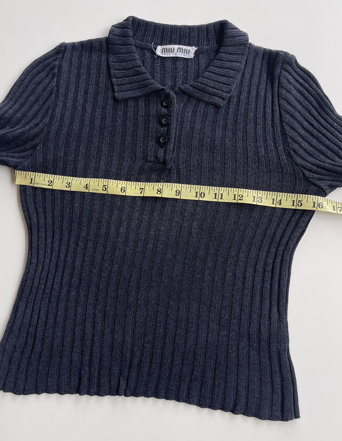 Miu Miu 90s Miu Miu Ribbed Jumper Knit Size M / US 6-8 / IT 42-44 - 8 Thumbnail