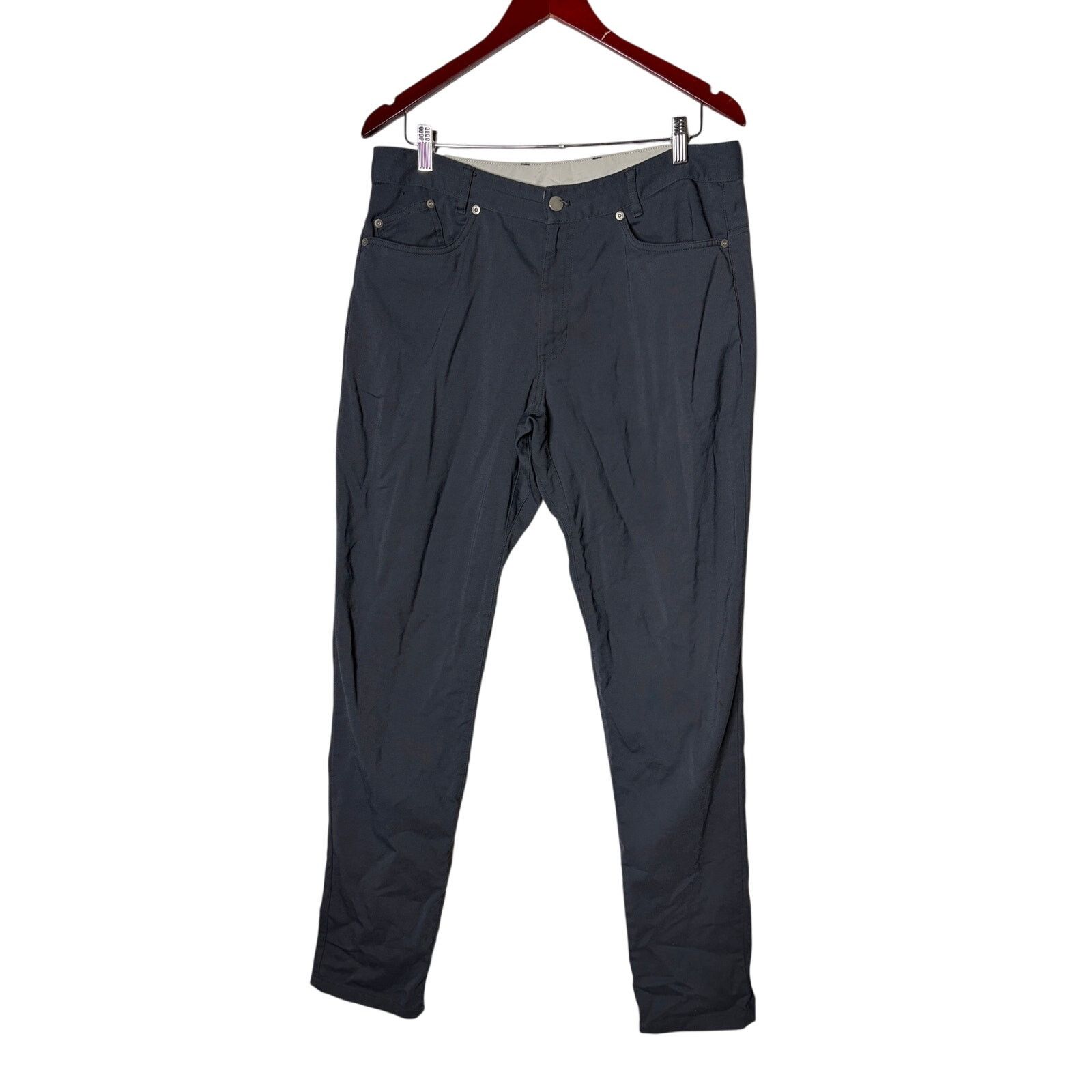 Outlier Outlier black lightweight straight tapered leg chino pants Size US 34 / EU 50 - 1 Thumbnail
