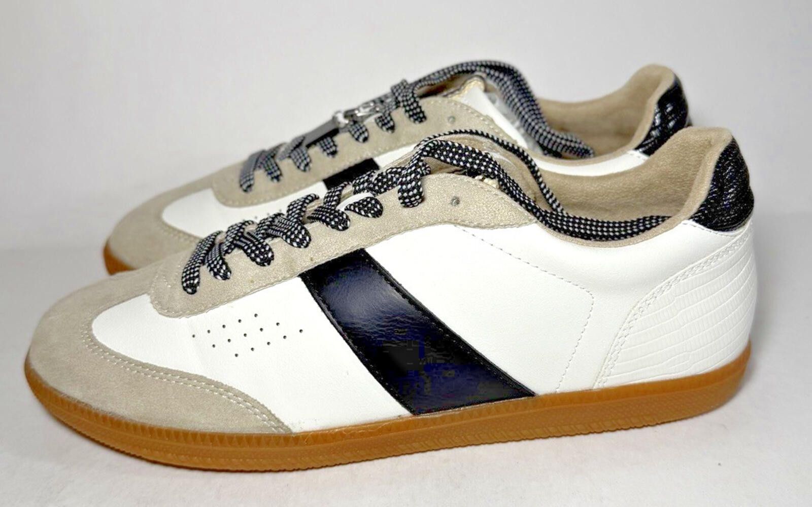 Other SHU SHOP Sydney Sneakers Low Top Leather Suede Black/White Size US 8 / IT 38 - 1 Thumbnail
