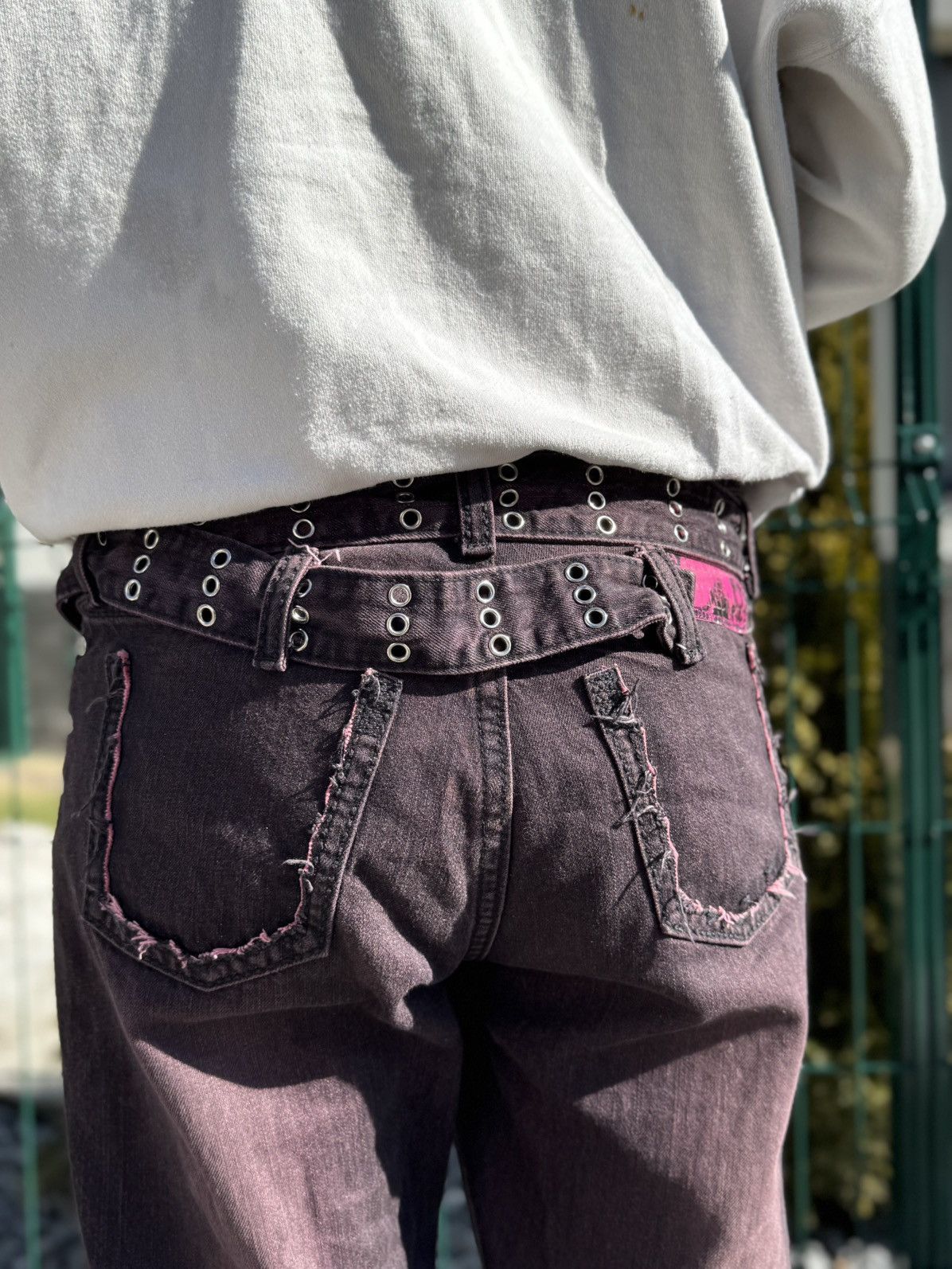 Cheap Monday Cheap Monday AntiLow Waist Baggy Jeans Pink Purple Size 27" / US 4 / IT 40 - 3 Thumbnail