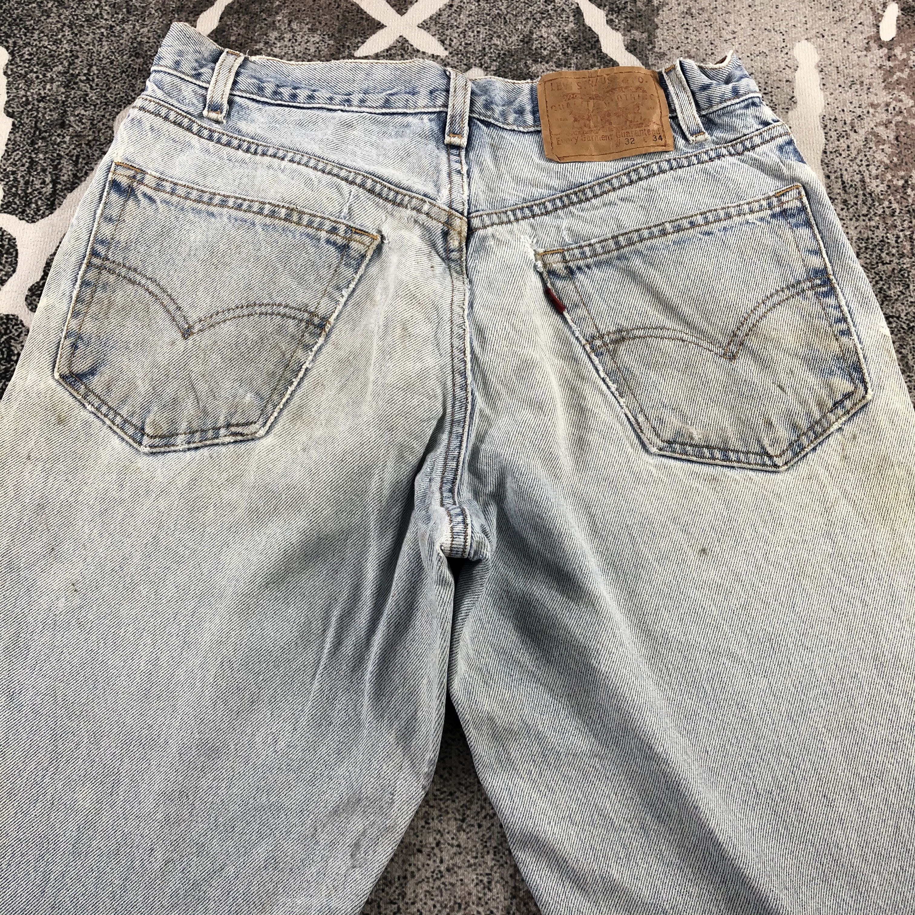 Levi's Vintage Levi's 901 Jeans Dirty Wash Denim KJ1061 Size US 32 / EU 48 - 4 Thumbnail