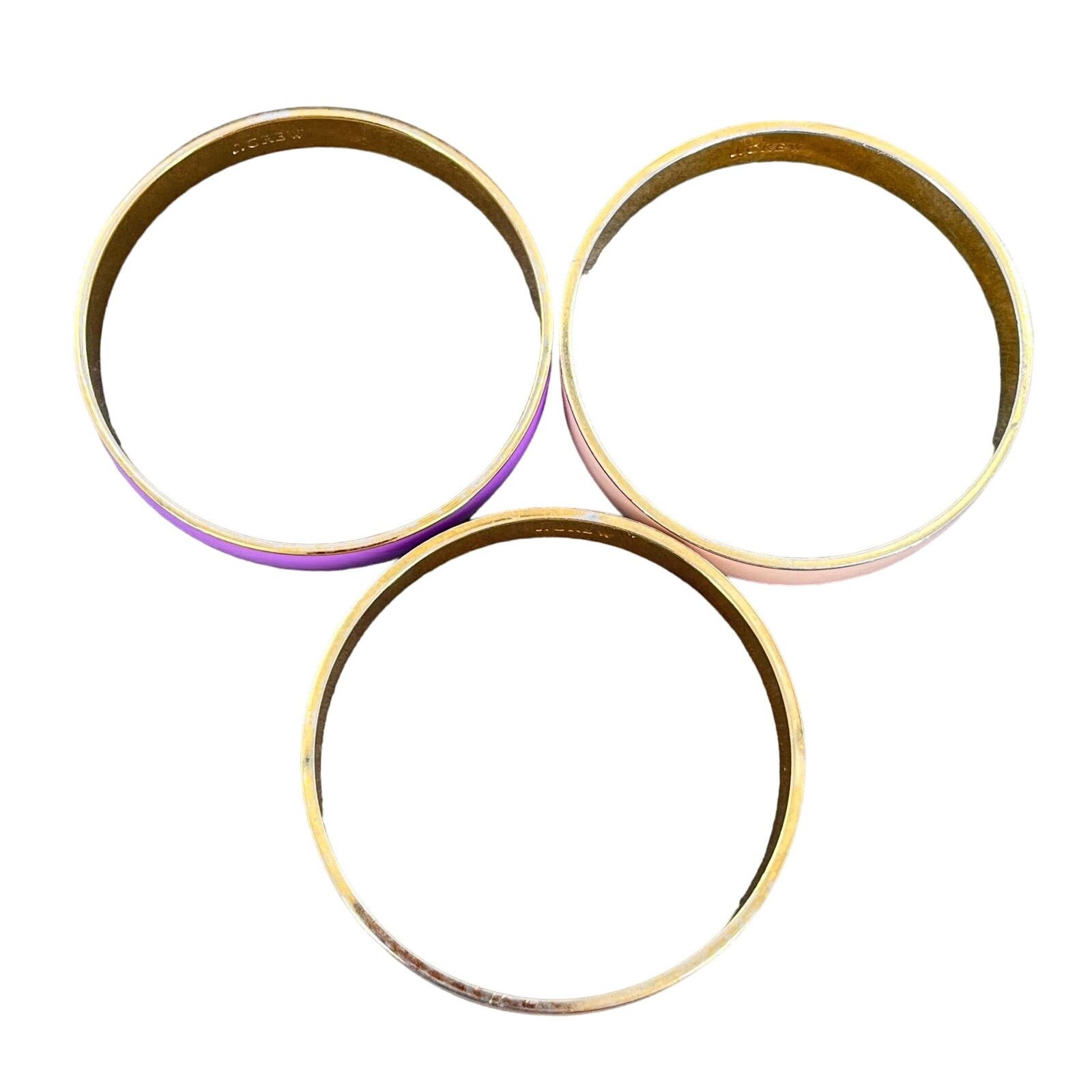 J.Crew J Crew Enamel Bangle Bracelet Lot Pastel Stack Set of 3 Size ONE SIZE - 5 Thumbnail