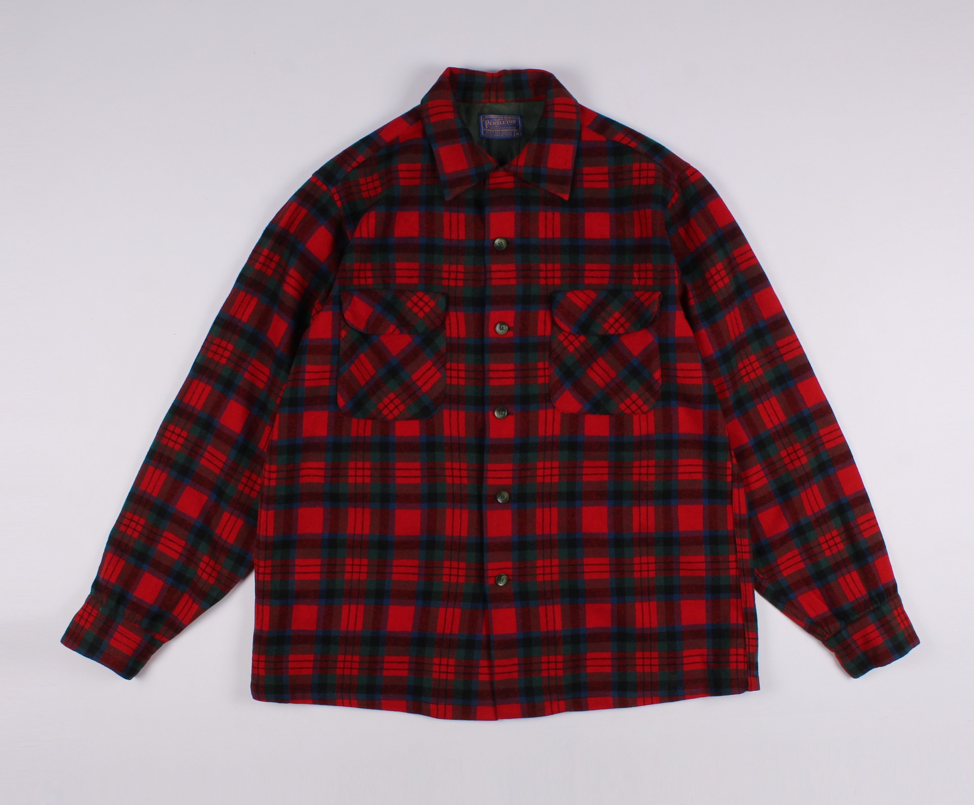 Pendleton Vintage 80's Pendelton Checkered Flannel Shirt Size US M / EU 48-50 / 2 - 1 Thumbnail