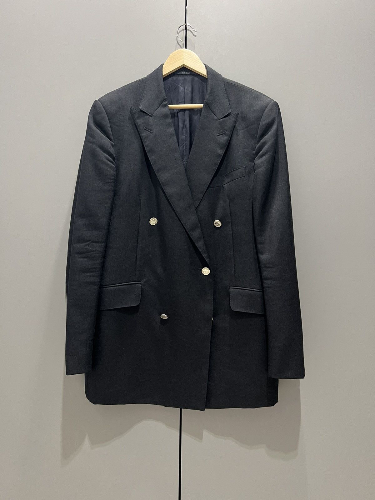 Alfred Dunhill Dunhill Double Breasted Mohair Blazer 54R Made in Italy 5k$ Size 54R - 2 Thumbnail