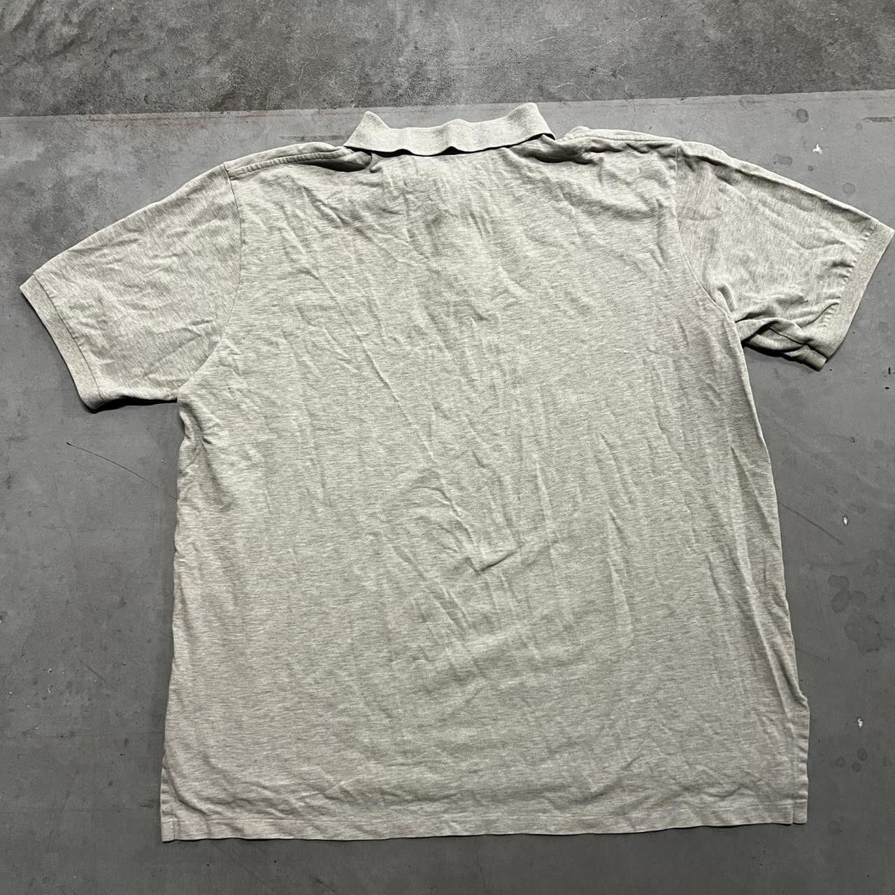Polo Ralph Lauren Vintage Y2K/2000s Polo Ralph Lauren Grey Polo Shirt! Size US XXL / EU 58 / 5 - 5 Thumbnail