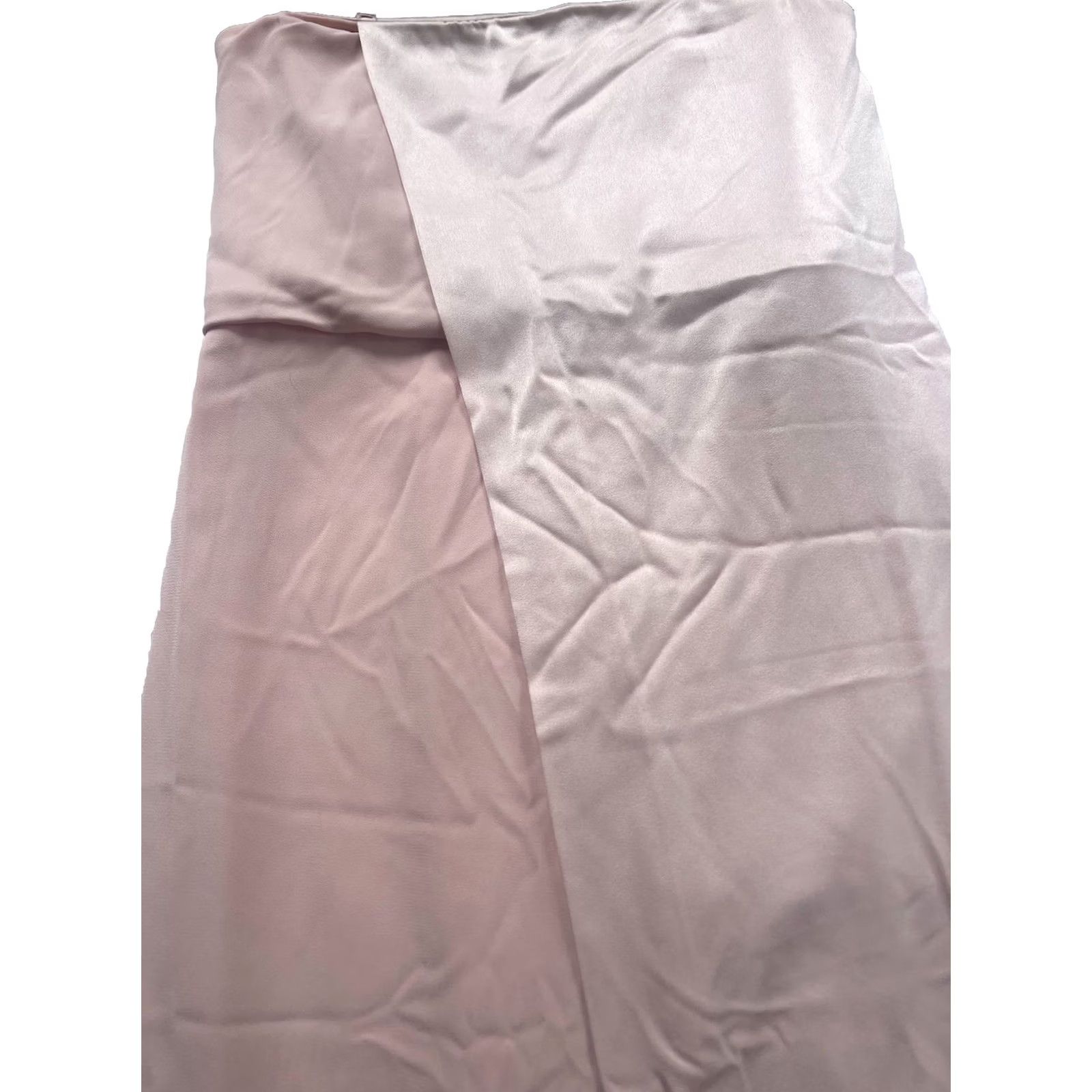 Halston Halston Heritage Barely Pink Strapless Gown Satin Silk Overlay Size 10 Women Party Cocktail Long Dress with Side Zip NWT Size L / US 10 / IT 46 - 2 Thumbnail