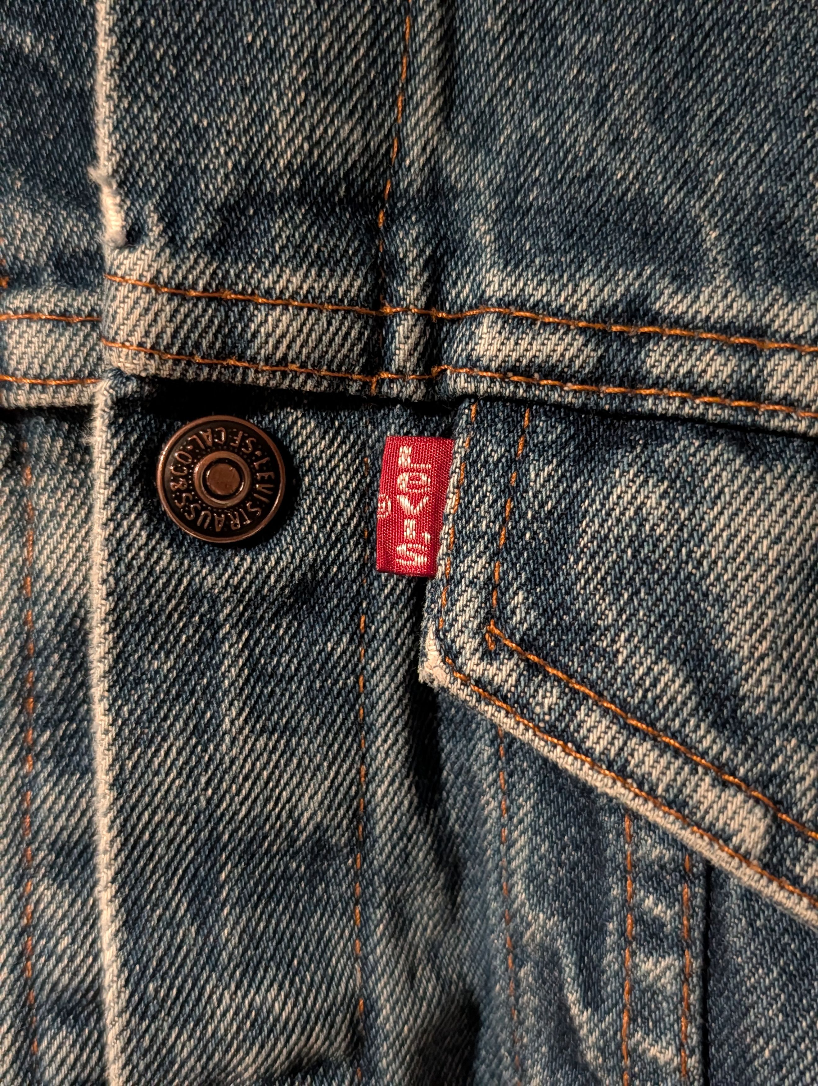 Levi's Vtg Levi's 70806-0216 Kids Denim Trucker Jacket Made Canada Size US M / EU 48-50 / 2 - 2 Thumbnail