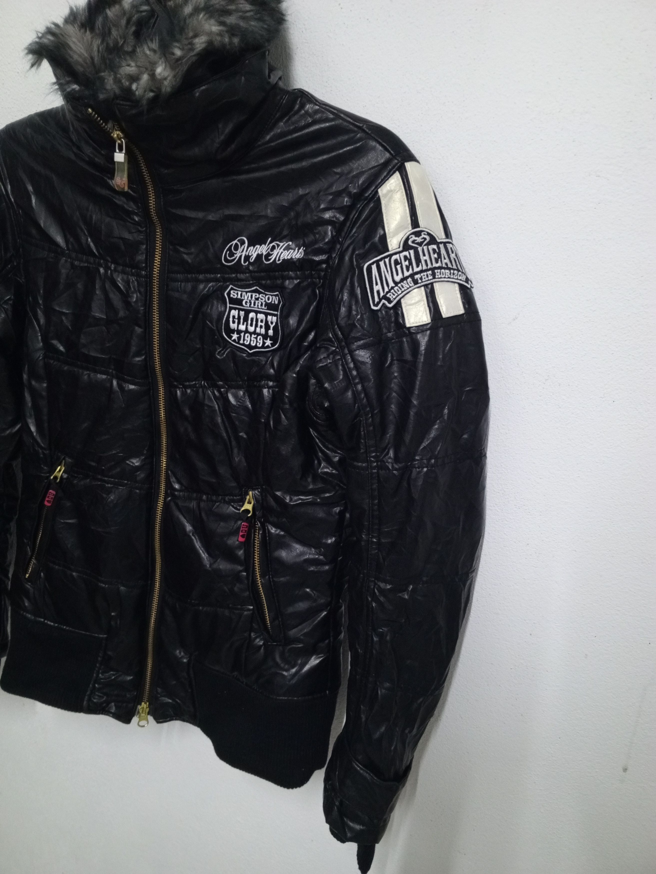 If Six Was Nine 🔥PUNK GIRL🔥 ANGEL HEARTS JACKET FULLBLACK Size M / US 6-8 / IT 42-44 - 5 Thumbnail