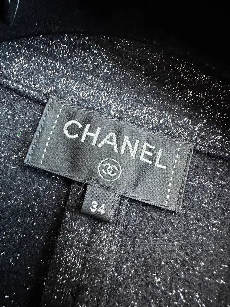 Chanel Chanel Glitter lapel drawstring jumpsuit Size 42" / US 20 - 5 Thumbnail