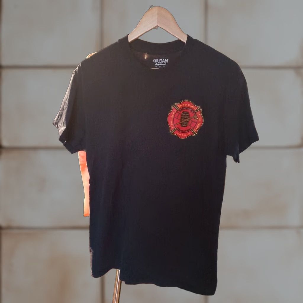 Gildan Bardstown Bourbon Capital Fire Department T-shirt M Men Black Gildan Official Whiskey Funny Shirt Size US M / EU 48-50 / 2 - 1 Thumbnail