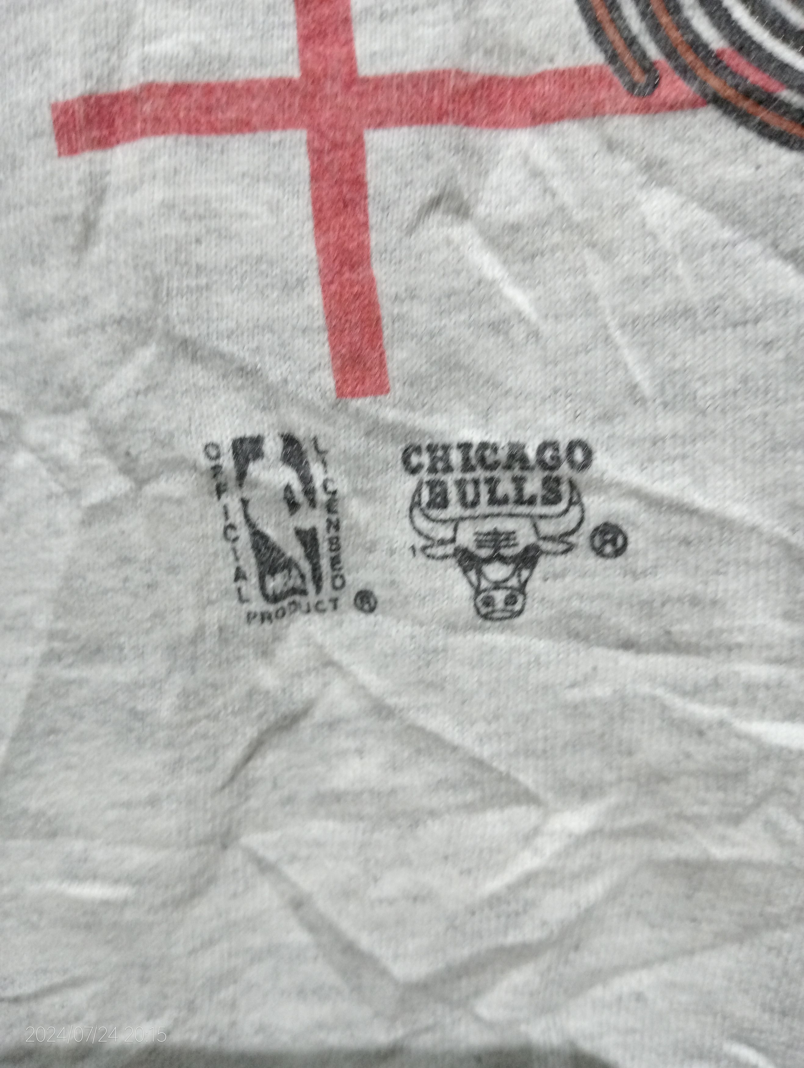 Nutmeg Vintage '90s Nutmeg Mills NBA Chicago Bulls Tee USA Size US L / EU 52-54 / 3 - 8 Thumbnail