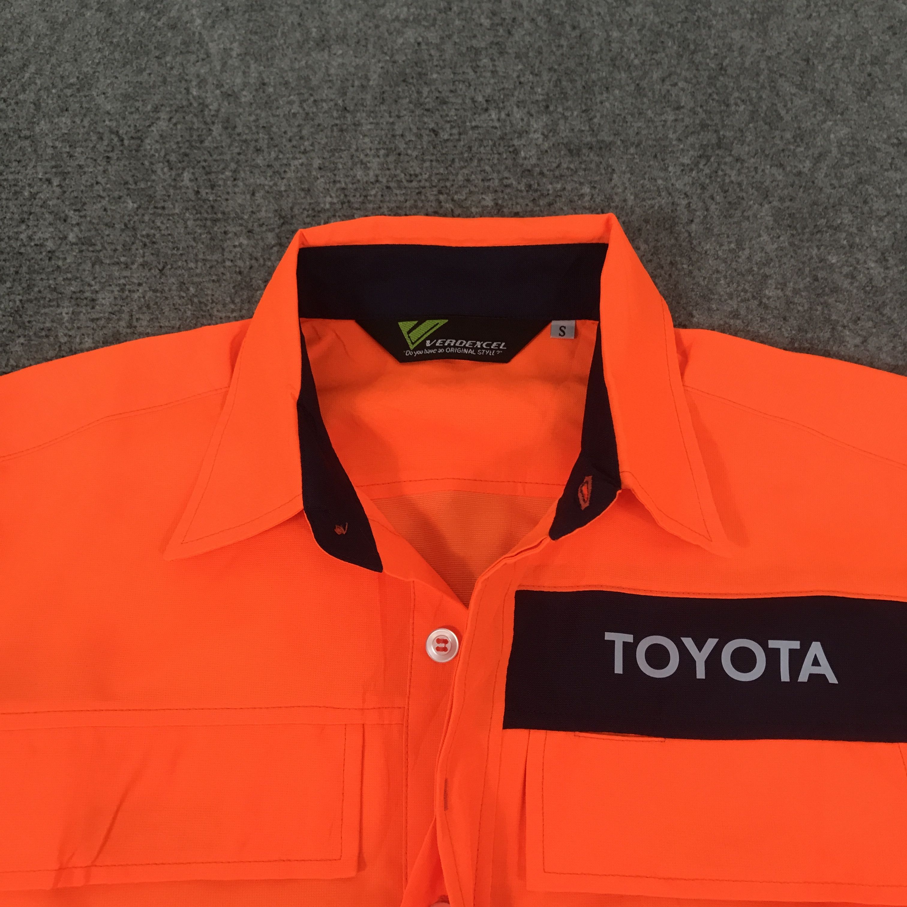 Japanese Brand Toyota Motorsport Custom button up shirt jacket K70B18 Size US S / EU 44-46 / 1 - 5 Thumbnail