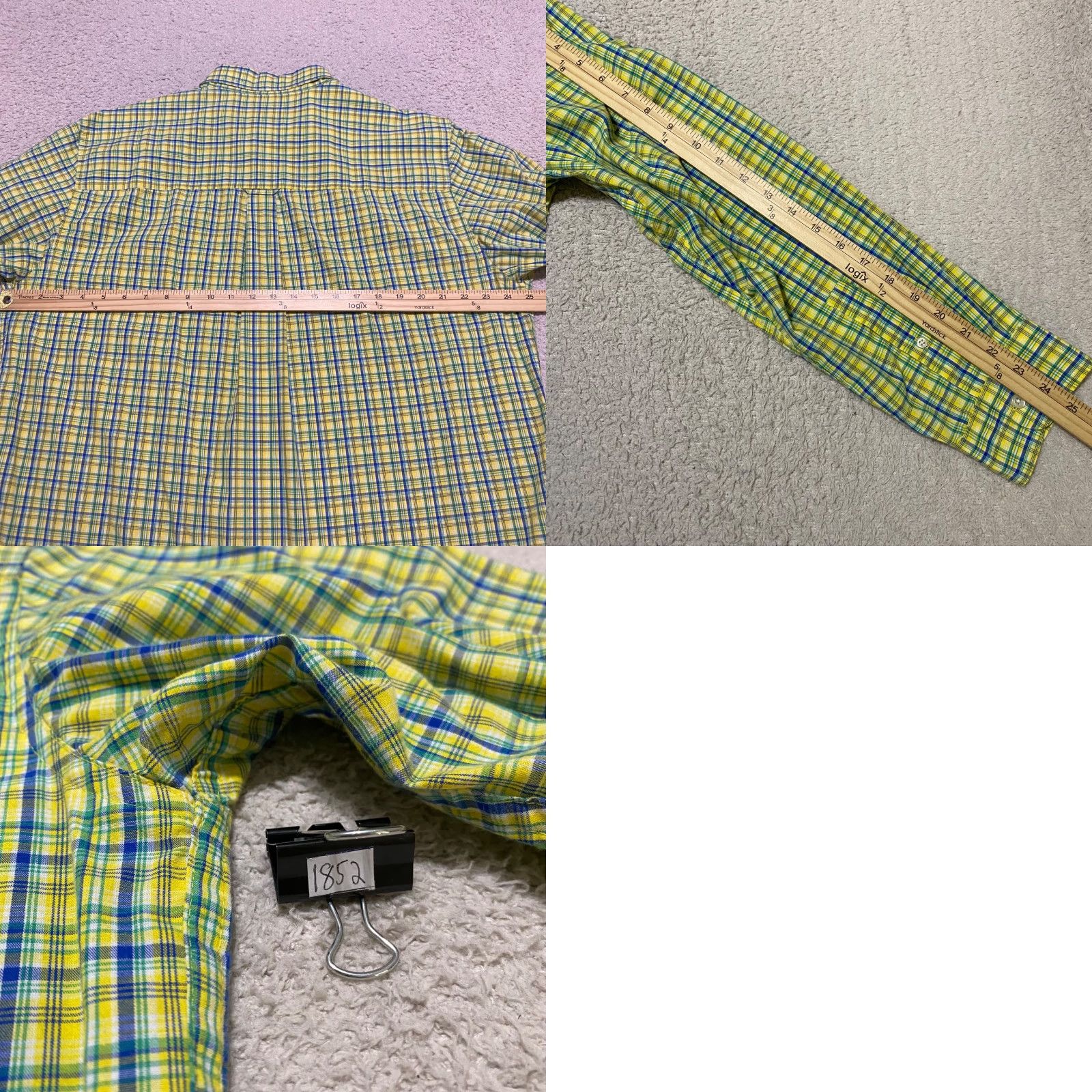 Chaps Ralph Lauren Chaps Mens XL Shirt Multicolor Plaid Check Long Sleeve Button-Down Size US XXL / EU 58 / 5 - 8 Thumbnail