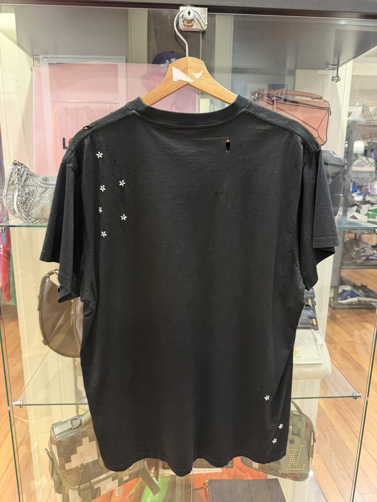 Amiri Amiri ‘Family Day’ Army Distressed Tee Size US M / EU 48-50 / 2 - 2 Thumbnail