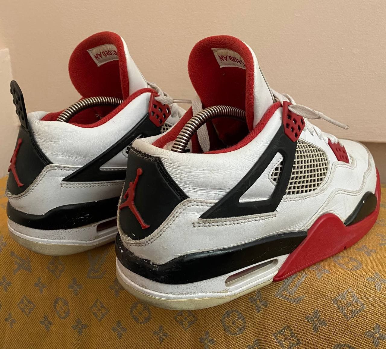 Jordan Brand × Nike × Vintage 📌Nike Air Jordan 4 Retro “Fire Red” 2012 Sneakers 308497-110 Size US 8.5 / EU 41-42 - 9 Thumbnail