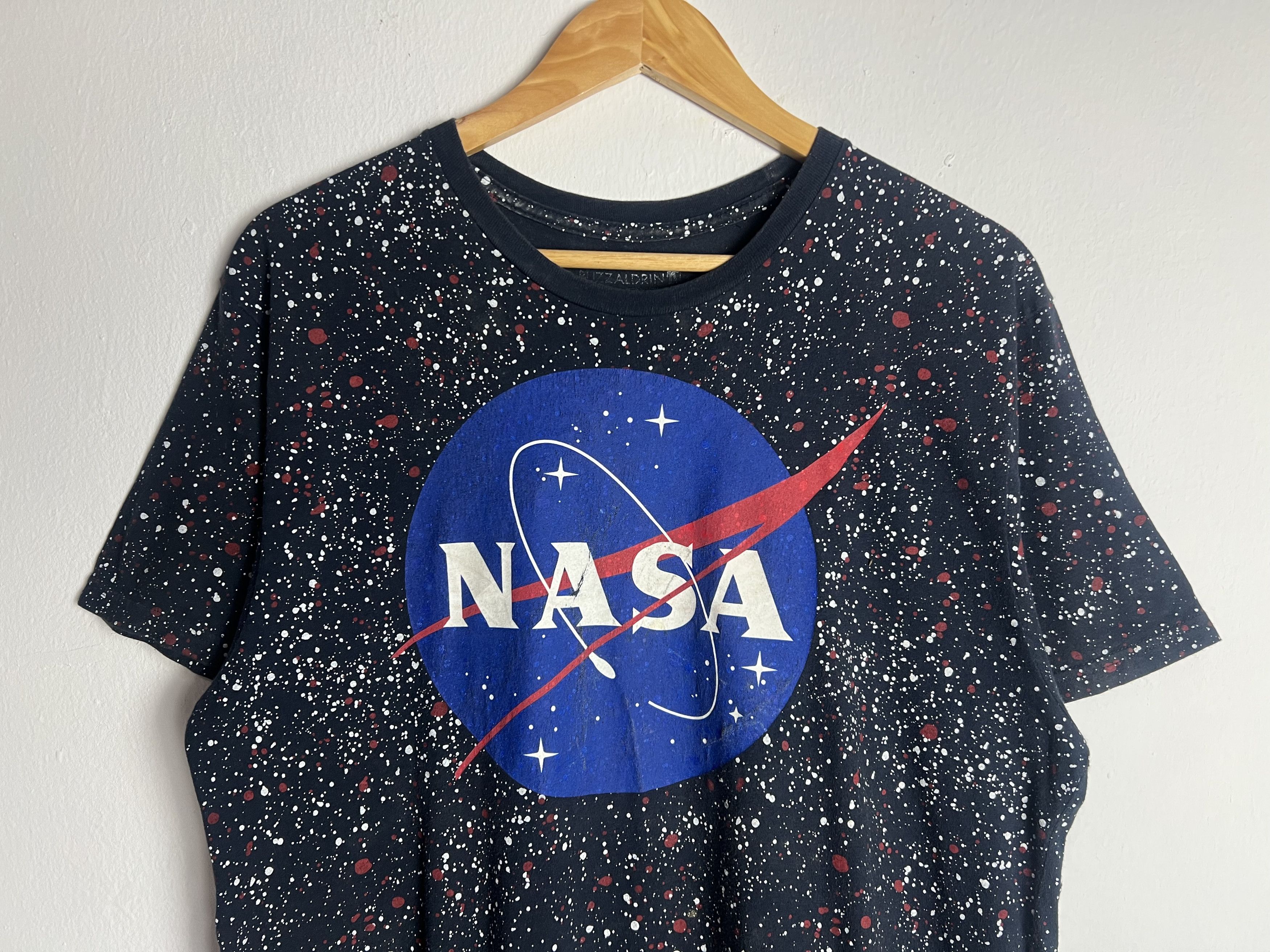 NASA Nasa Buzz Aldrin Space Over Paint Splatter Tee Size US M / EU 48-50 / 2 - 3 Thumbnail