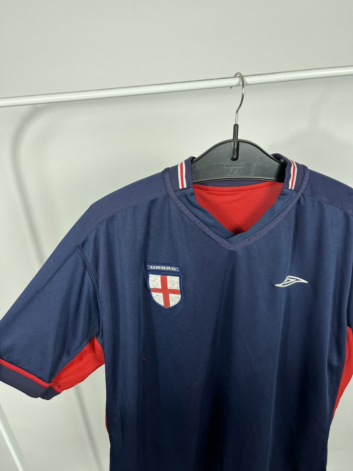 Umbro Vintage Umbro England Reversible Football Jersey Red Navy 00 Size US XL / EU 56 / 4 - 6 Thumbnail