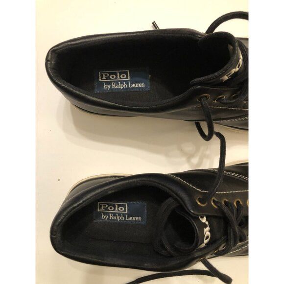 Polo Ralph Lauren polo ralph lauren men's leather fashion sneakers size: 10D Size US 10 / EU 43 - 3 Thumbnail