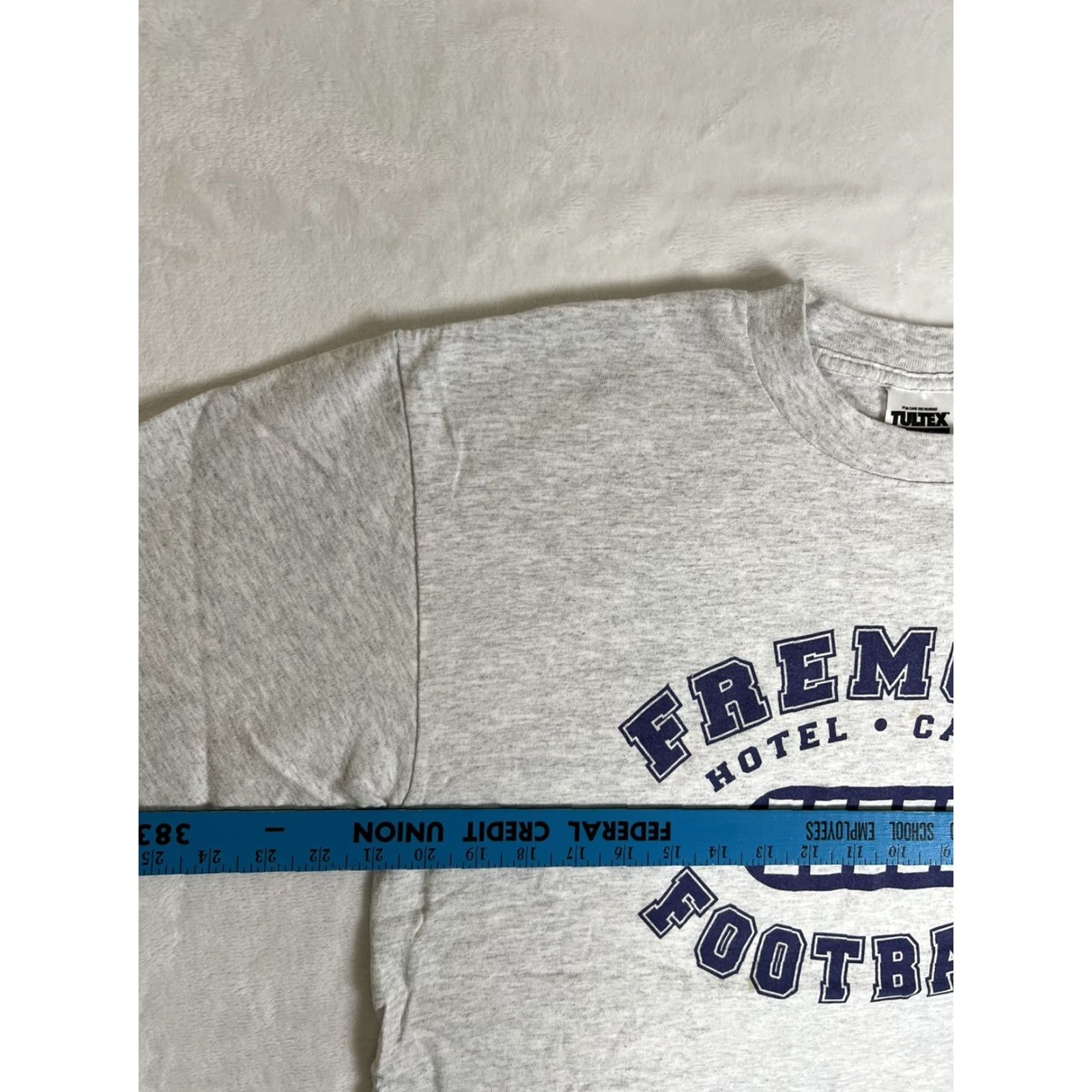 Tultex VINTAGE Las Vegas Fremont Star Dust Football T-Shirt 1998 90s Size L Gray Mens Long Sleeve? Size US L / EU 52-54 / 3 - 6 Thumbnail
