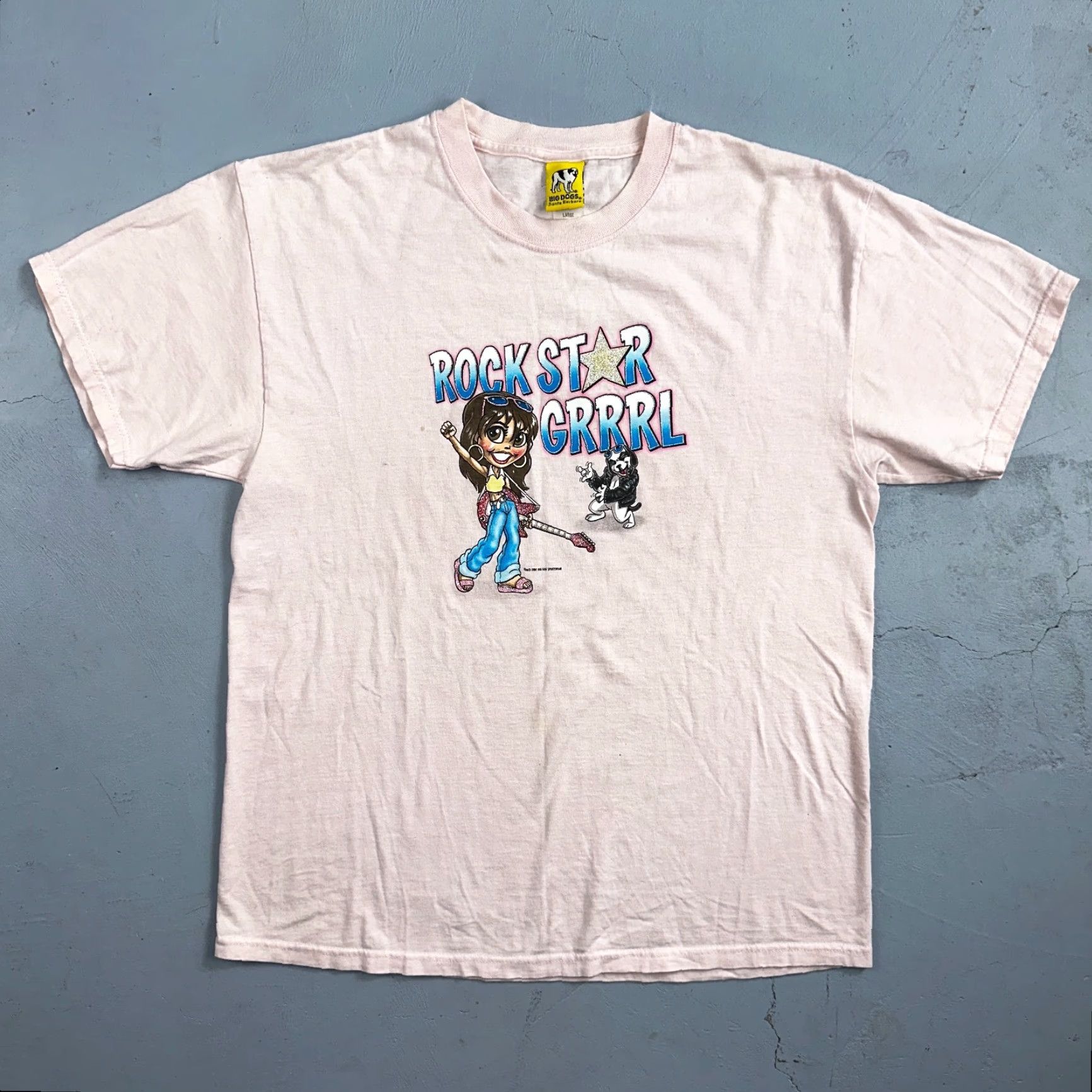 Big Dogs VINTAGE Big Dogs Rock Star GRRRL Girl Y2K VTG T Shirt Bratz Dolls 2000s Pink Cute Punk L Pink Size US L / EU 52-54 / 3 - 2 Thumbnail