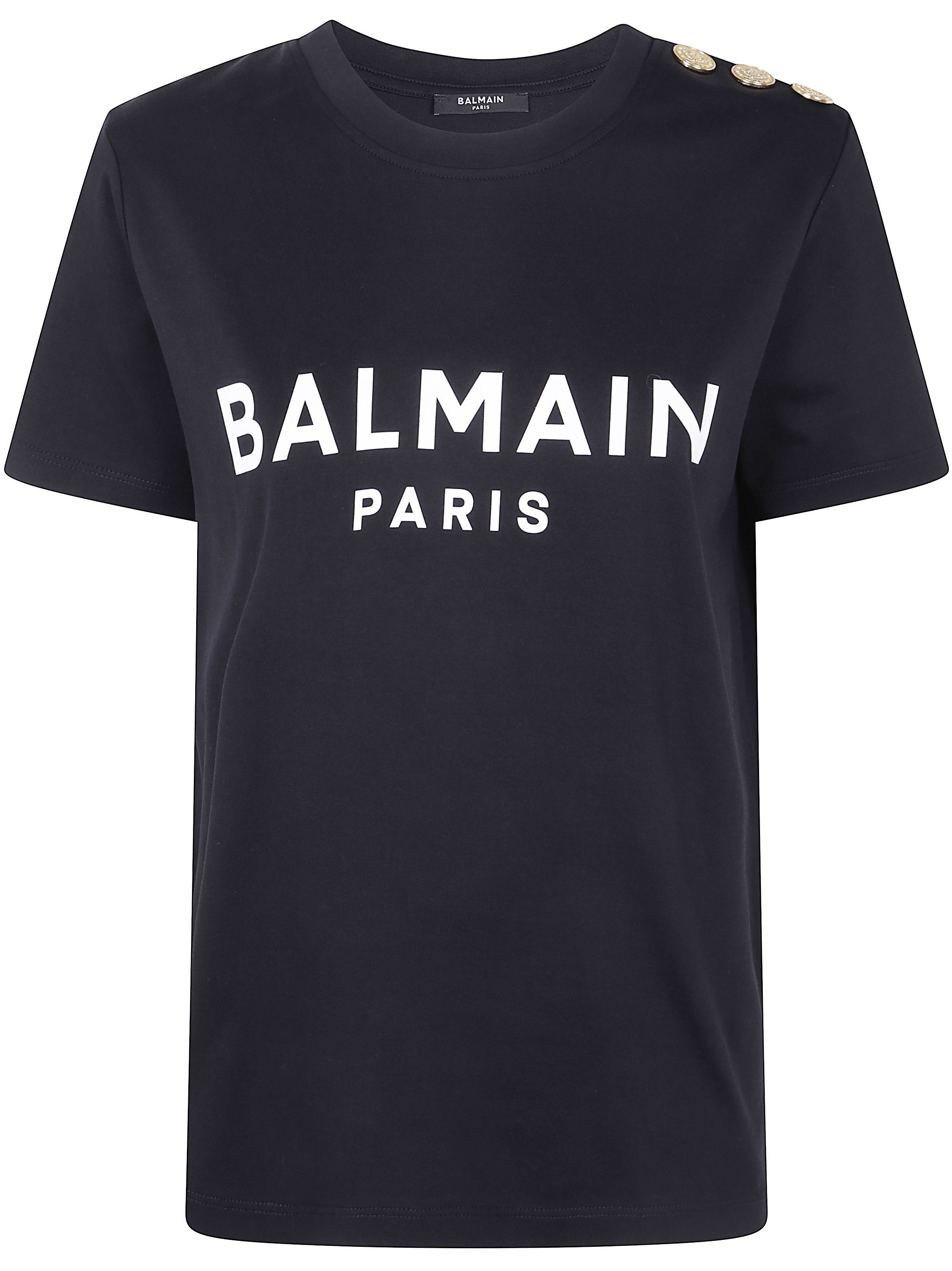 Balmain 3 BUTTONS BALMAIN PRINTED T-SHIRT Size S / US 4 / IT 40 - 1 Thumbnail
