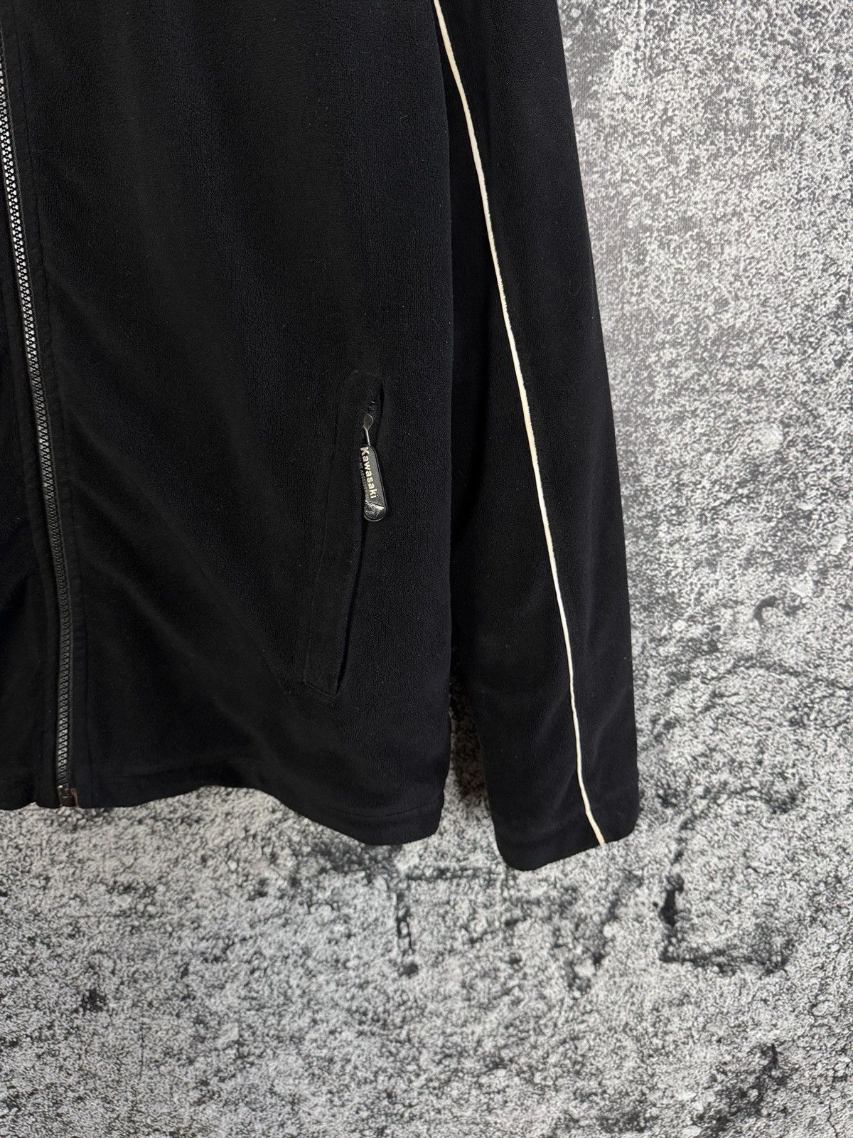 Vintage Kawasaki Fleece Full Zip Jacket Racing Moto GP Size S/M Size US S / EU 44-46 / 1 - 6 Thumbnail