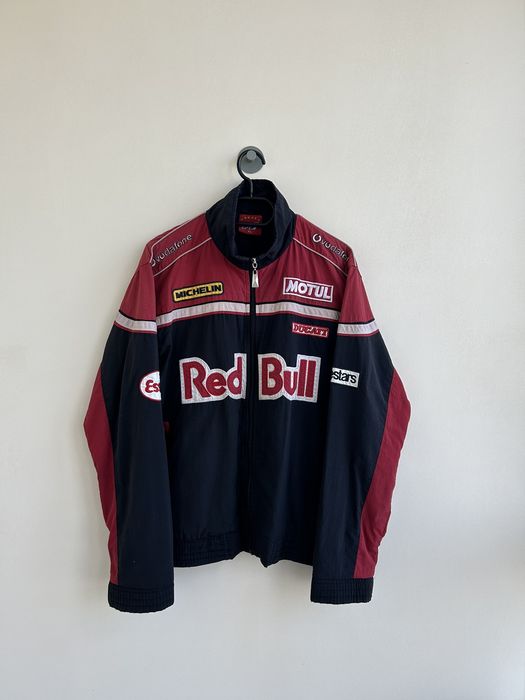 Red bull racing jacket vintage hot sale