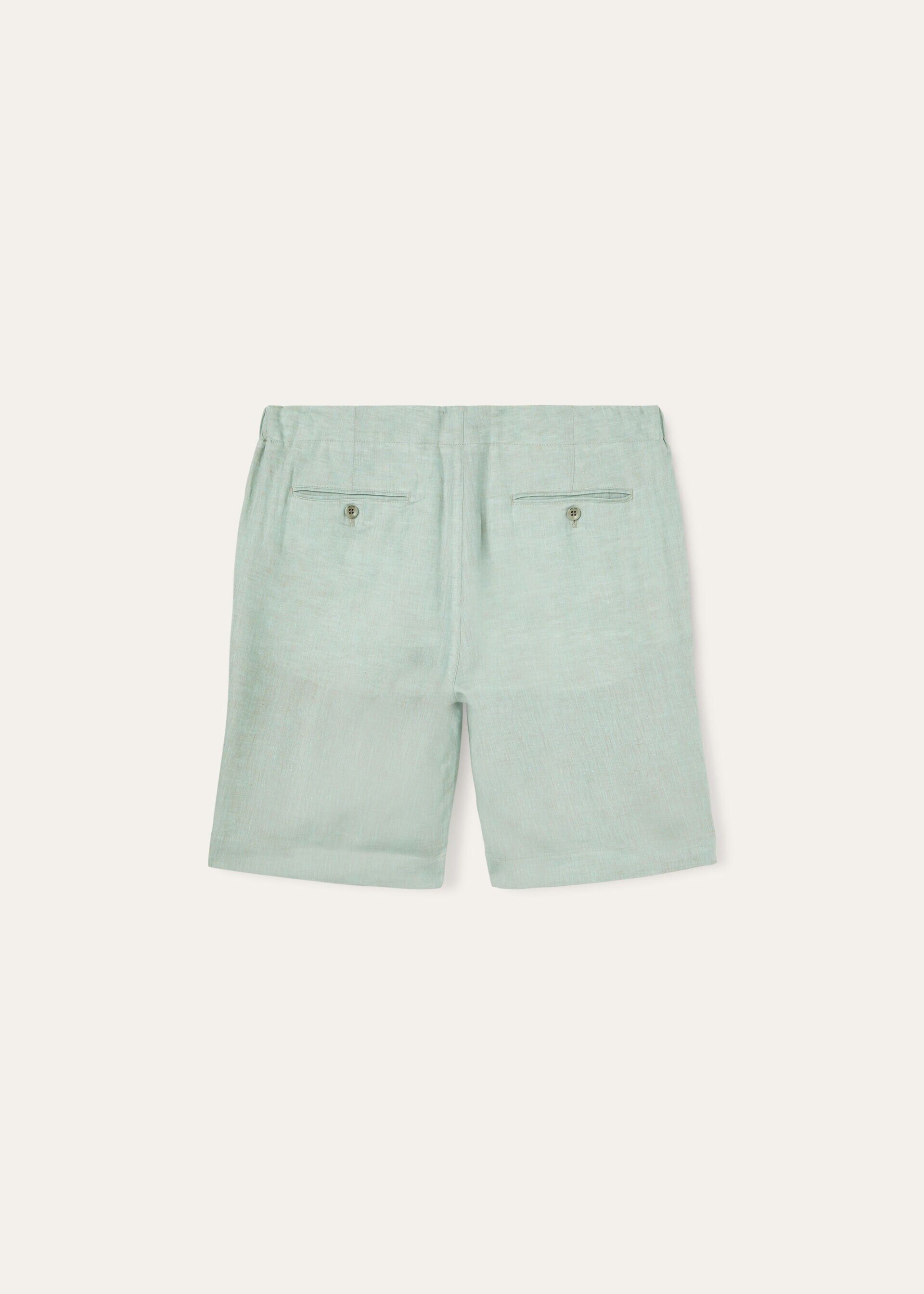 Loro Piana o1srvl11e1024 Bermuda Flat Shorts in Idilliac Green Size US 32 / EU 48 - 2 Thumbnail