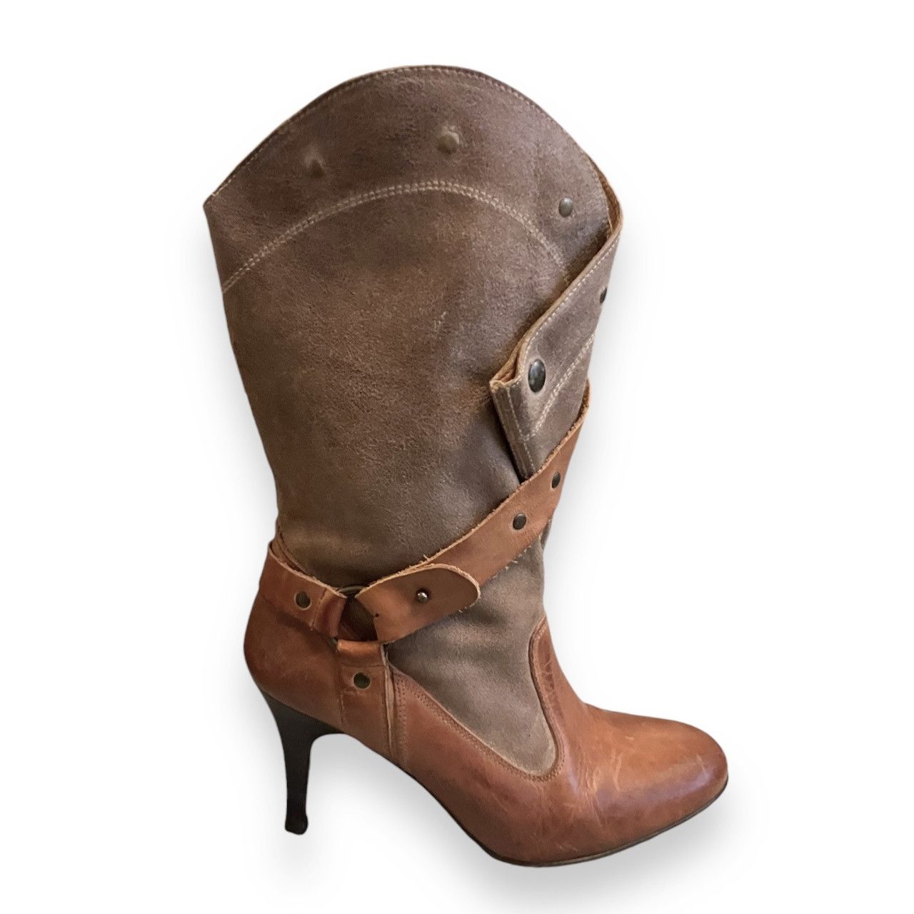 Diesel Iconic 90s DIESEL Style Lab Vintage Heel Boots Size US 8.5 / IT 38.5 - 4 Thumbnail