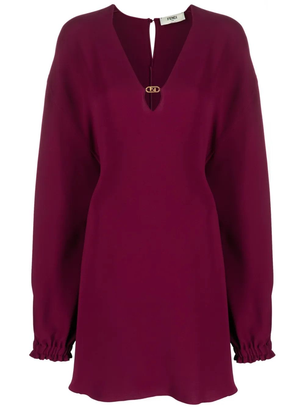 Fendi o1s1wg110125 Dress in Red Size S / US 4 / IT 40 - 1 Thumbnail