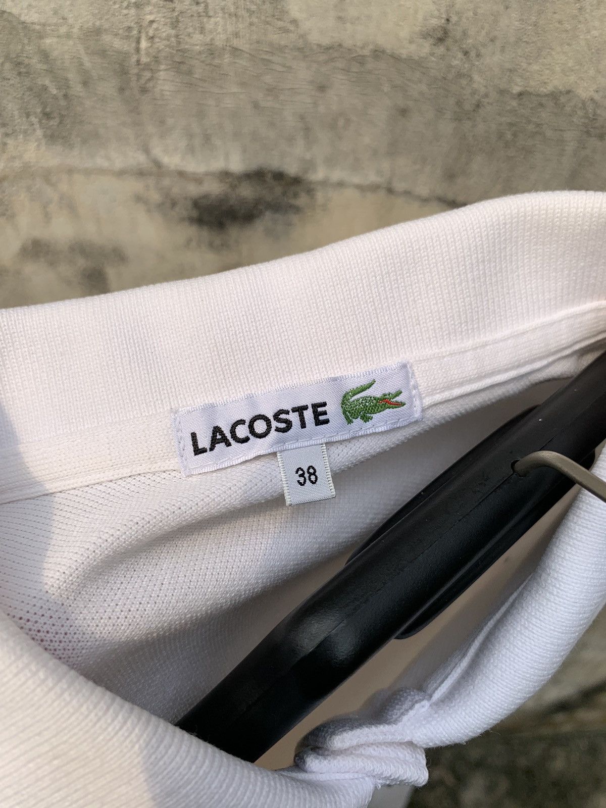 Lacoste Lacoste France White Big Logo Women's Polo Shirts Size S / US 4 / IT 40 - 3 Thumbnail