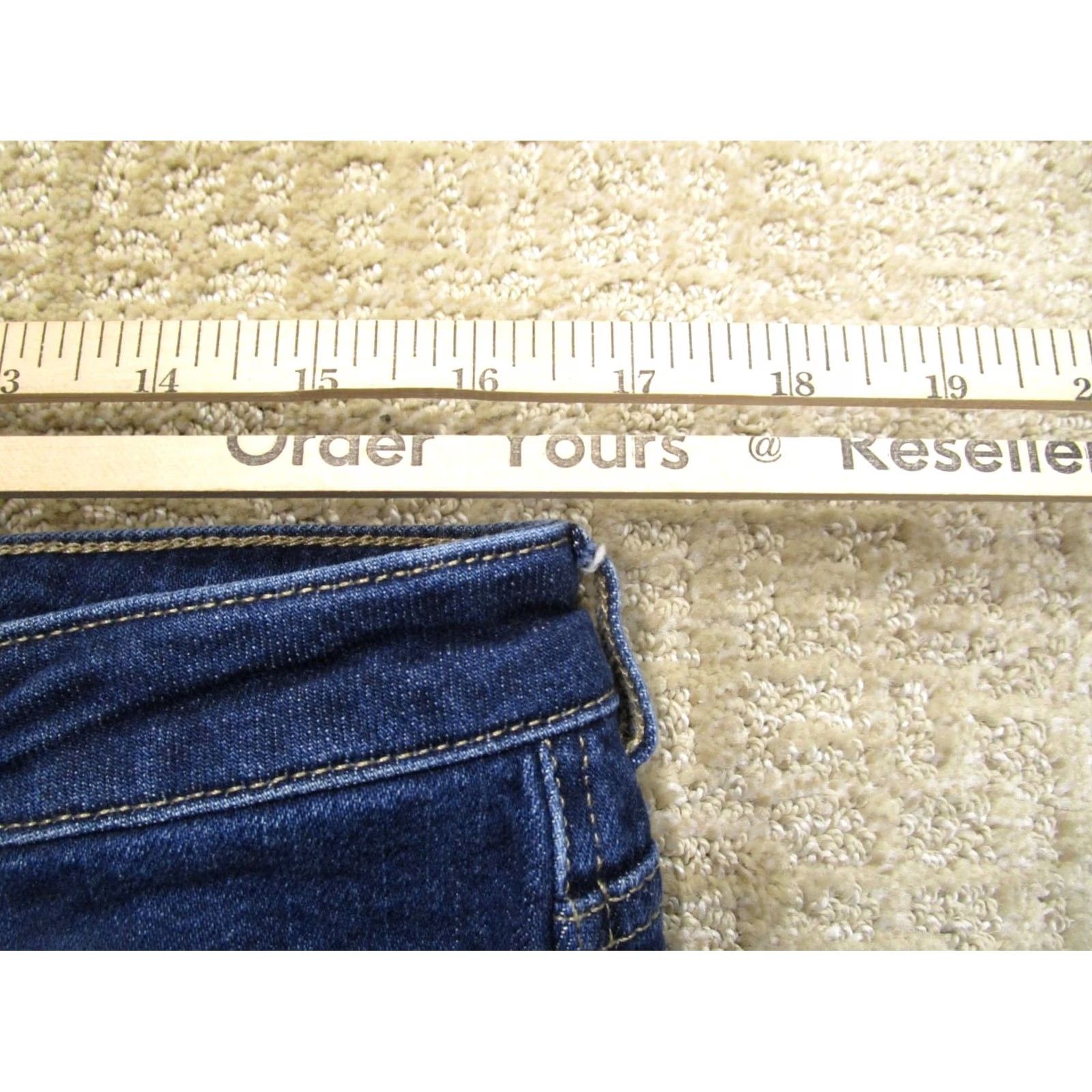 Free People Free People Jeans Women 31 Blue High Rise Cropped Ankle Denim Frayed Hem Logo 5-Pocket Size 24" / US 00 / IT 34 - 5 Thumbnail