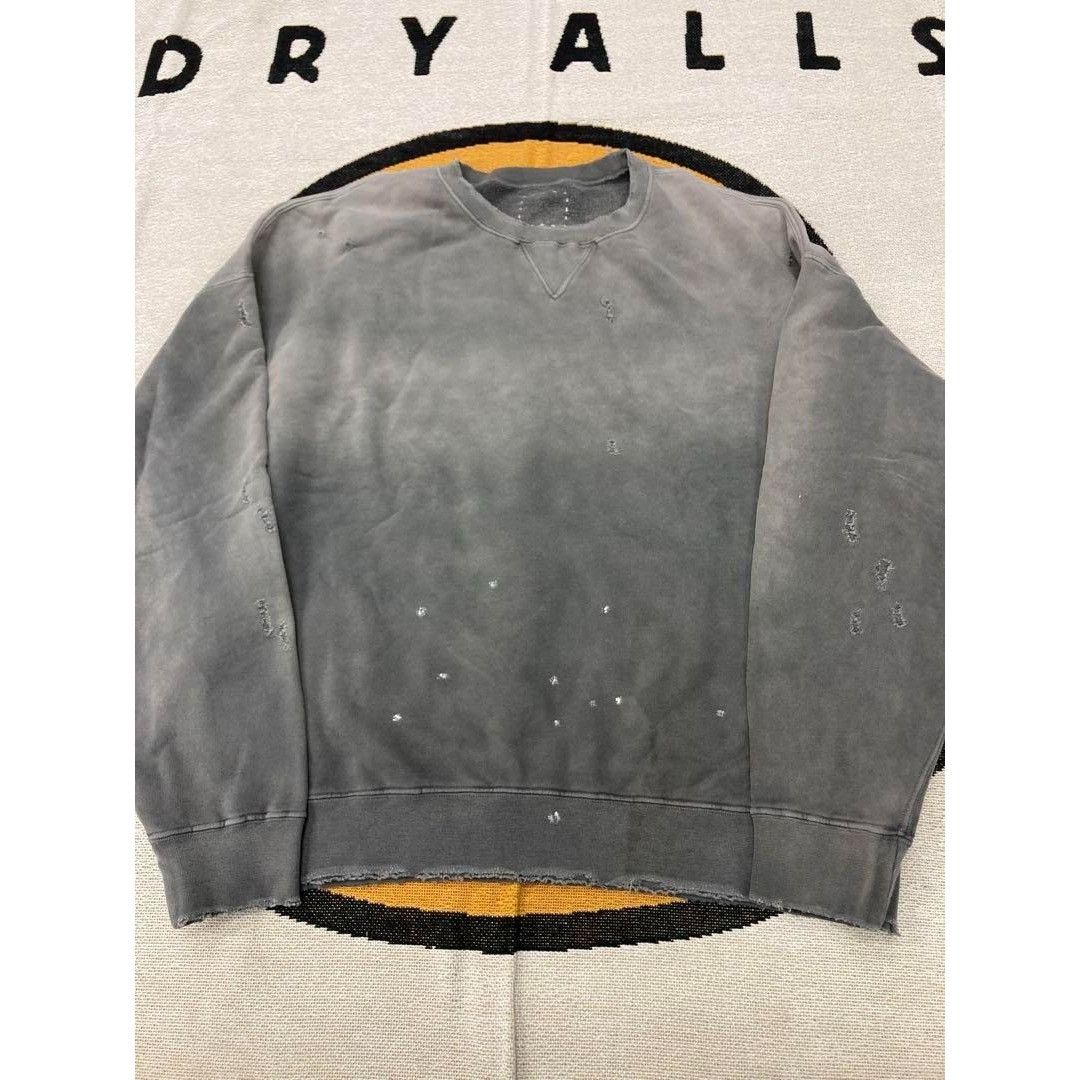 Visvim VISVIM Long Sleeve COURT SWEAT Crash Black Size 3 | Grailed