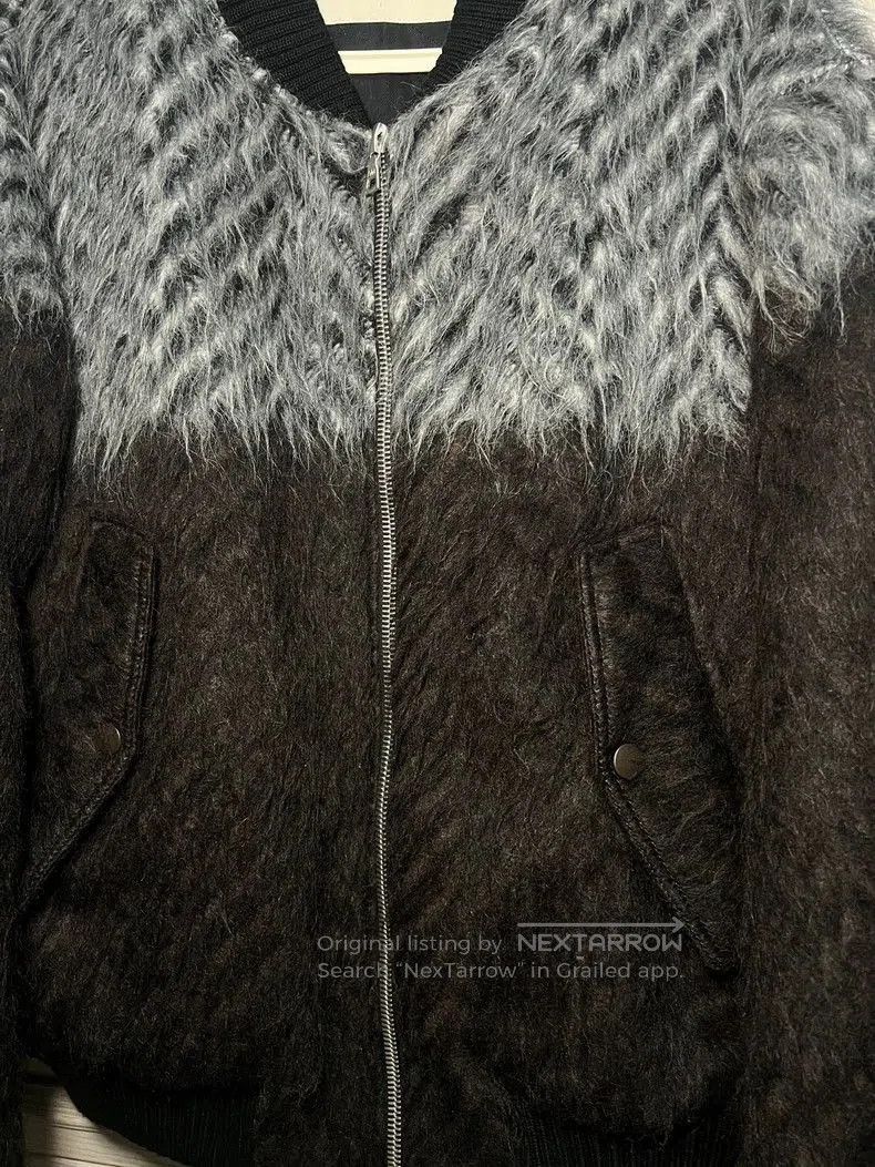 Dries Van Noten Dries Van Noten Colorblock Mohair Bomber. Size US L / EU 52-54 / 3 - 2 Thumbnail