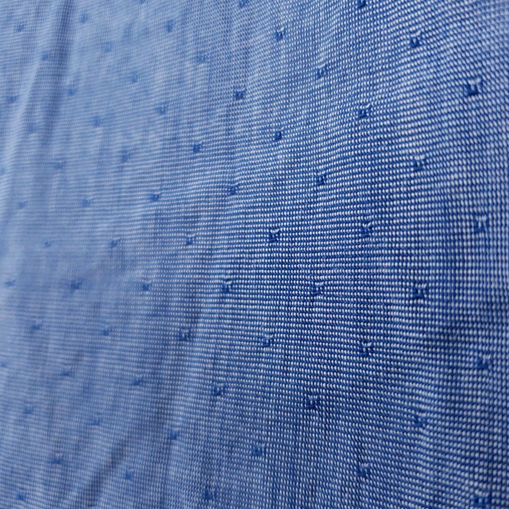 Calvin Klein Calvin Klein Shirt Dress Mens 15.5 Button-Down Blue Slim Fit Long Sleeve Size 42R - 7 Thumbnail