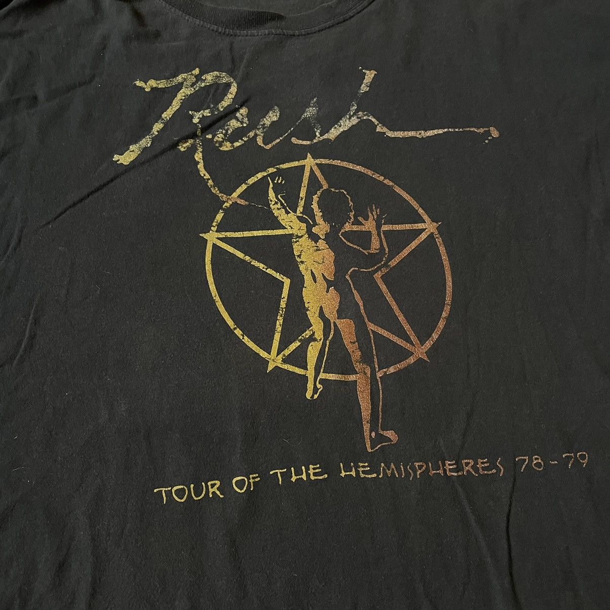 Vintage Vintage 90s Rush Graphic Tee Sun Faded Grunge Baggy Slim XXL Size US XXL / EU 58 / 5 - 4 Thumbnail