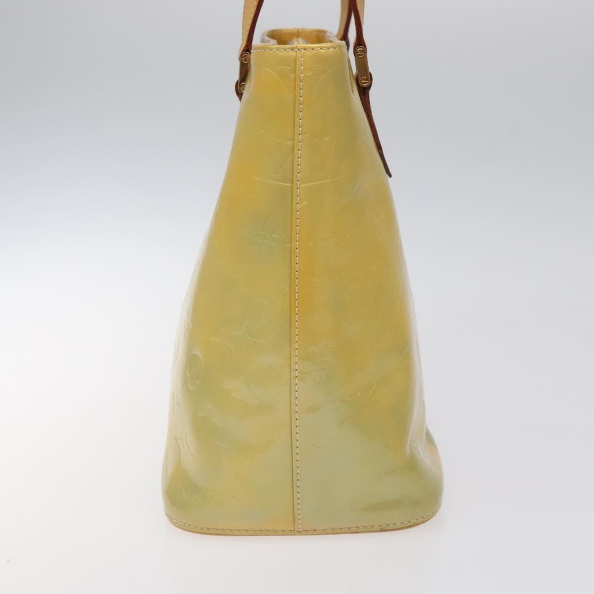 Louis Vuitton LOUIS VUITTON Monogram Vernis Houston Hand Bag Gris M91053 Size ONE SIZE - 3 Thumbnail