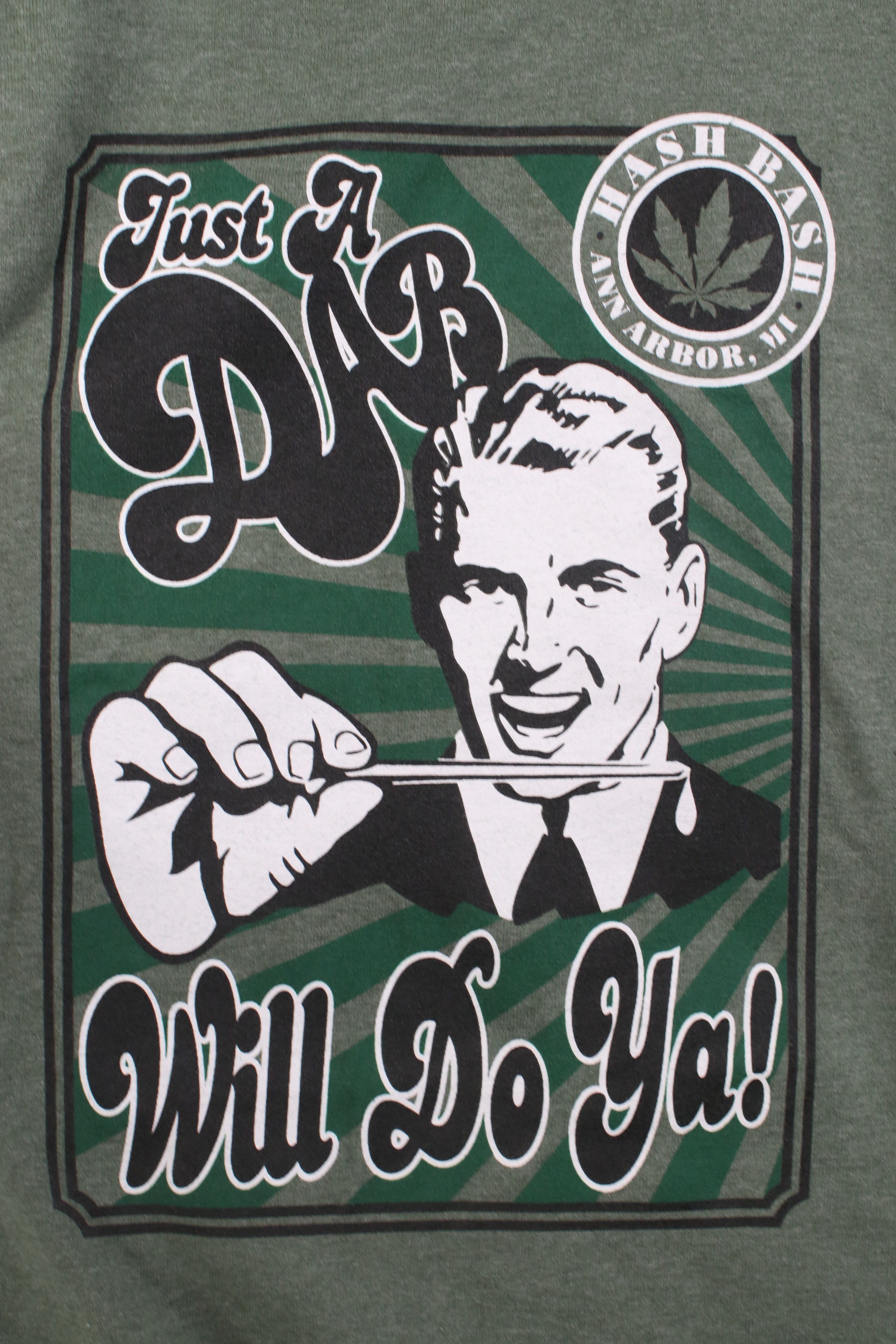 Vintage Vintage Y2K Arbor Michigan Just A Dab Will Do Ya T-Shirt Size US L / EU 52-54 / 3 - 4 Thumbnail